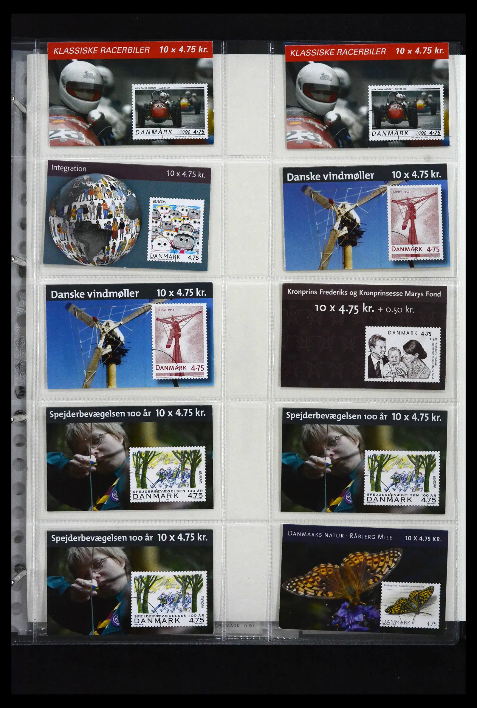 41905 0041 - Postzegelverzameling 41905 Denemarken postzegelboekjes gespecialiseerd 1929-2018.