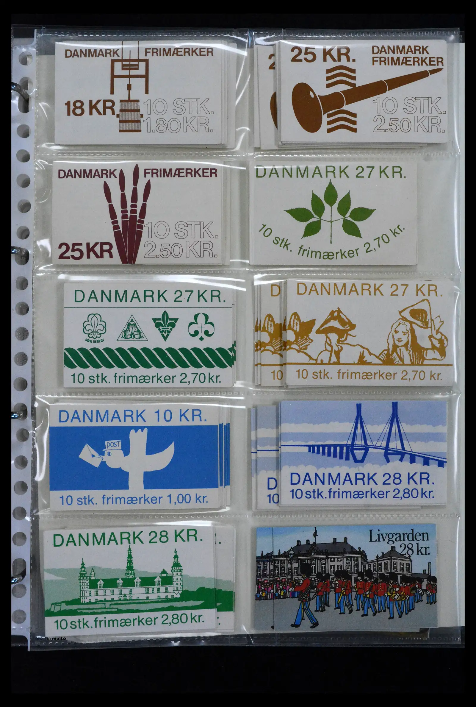 41905 0060 - Postzegelverzameling 41905 Denemarken postzegelboekjes gespecialiseerd 1929-2018.