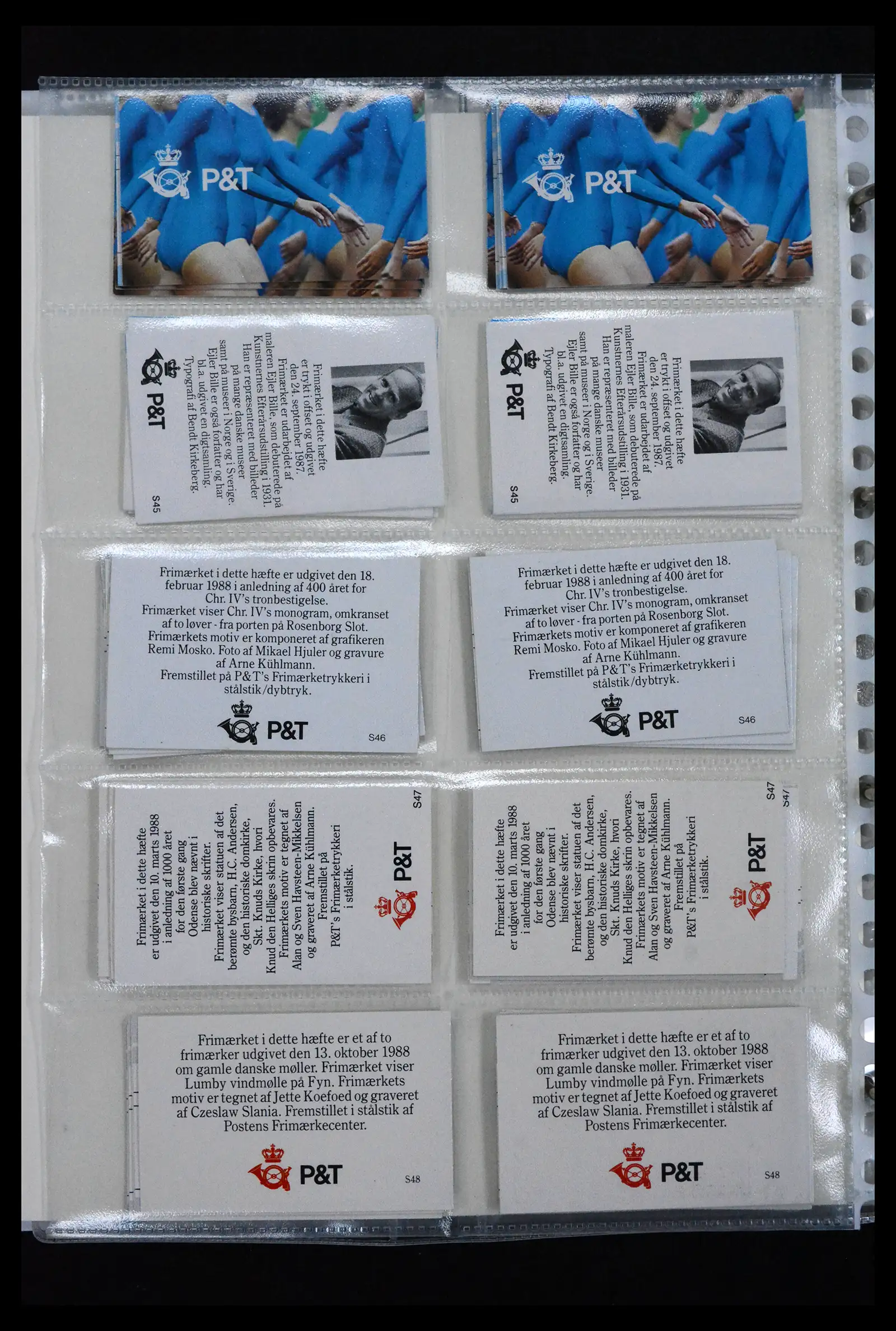 41905 0067 - Postzegelverzameling 41905 Denemarken postzegelboekjes gespecialiseerd 1929-2018.