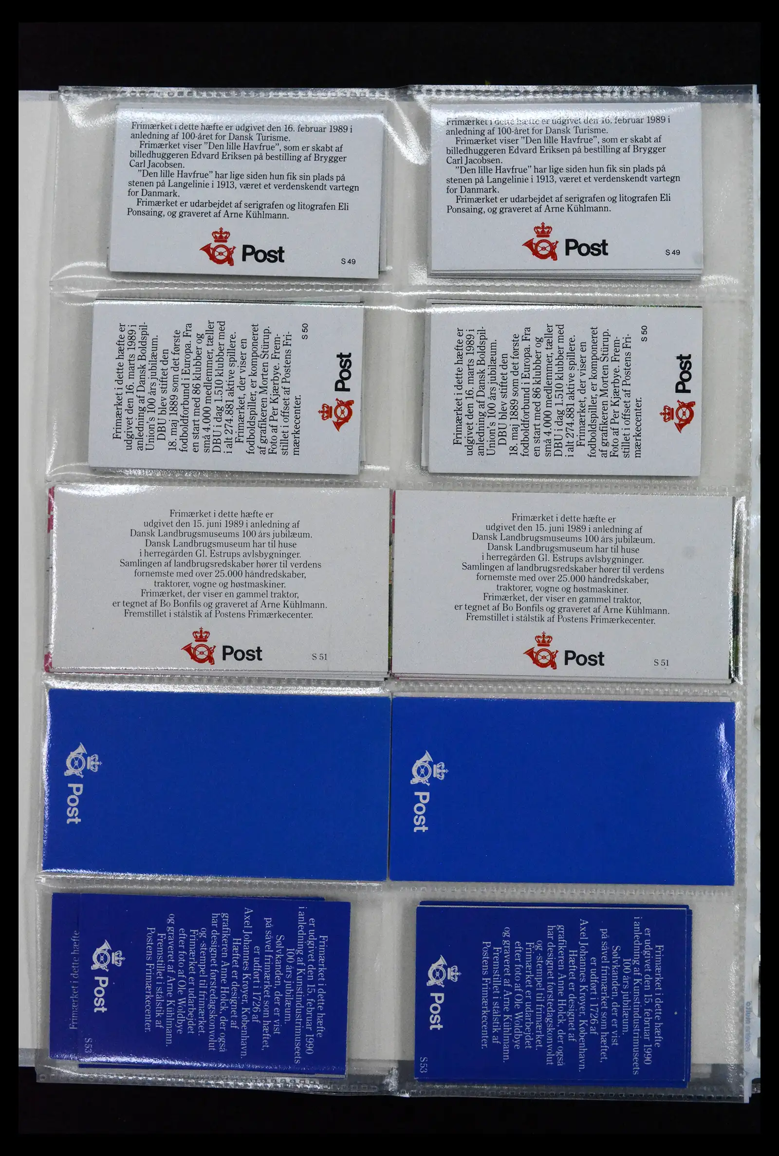 41905 0069 - Postzegelverzameling 41905 Denemarken postzegelboekjes gespecialiseerd 1929-2018.
