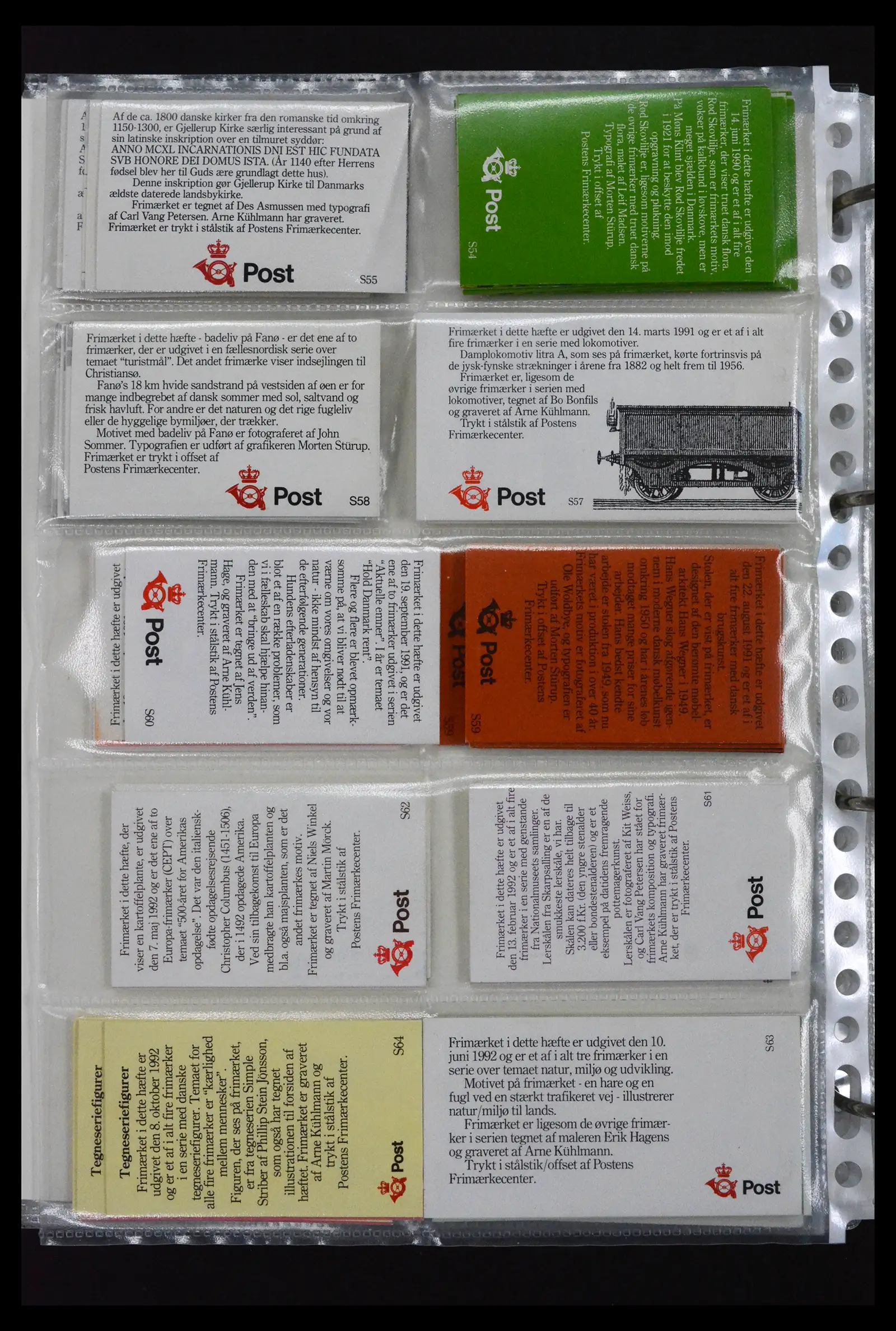 41905 0071 - Postzegelverzameling 41905 Denemarken postzegelboekjes gespecialiseerd 1929-2018.