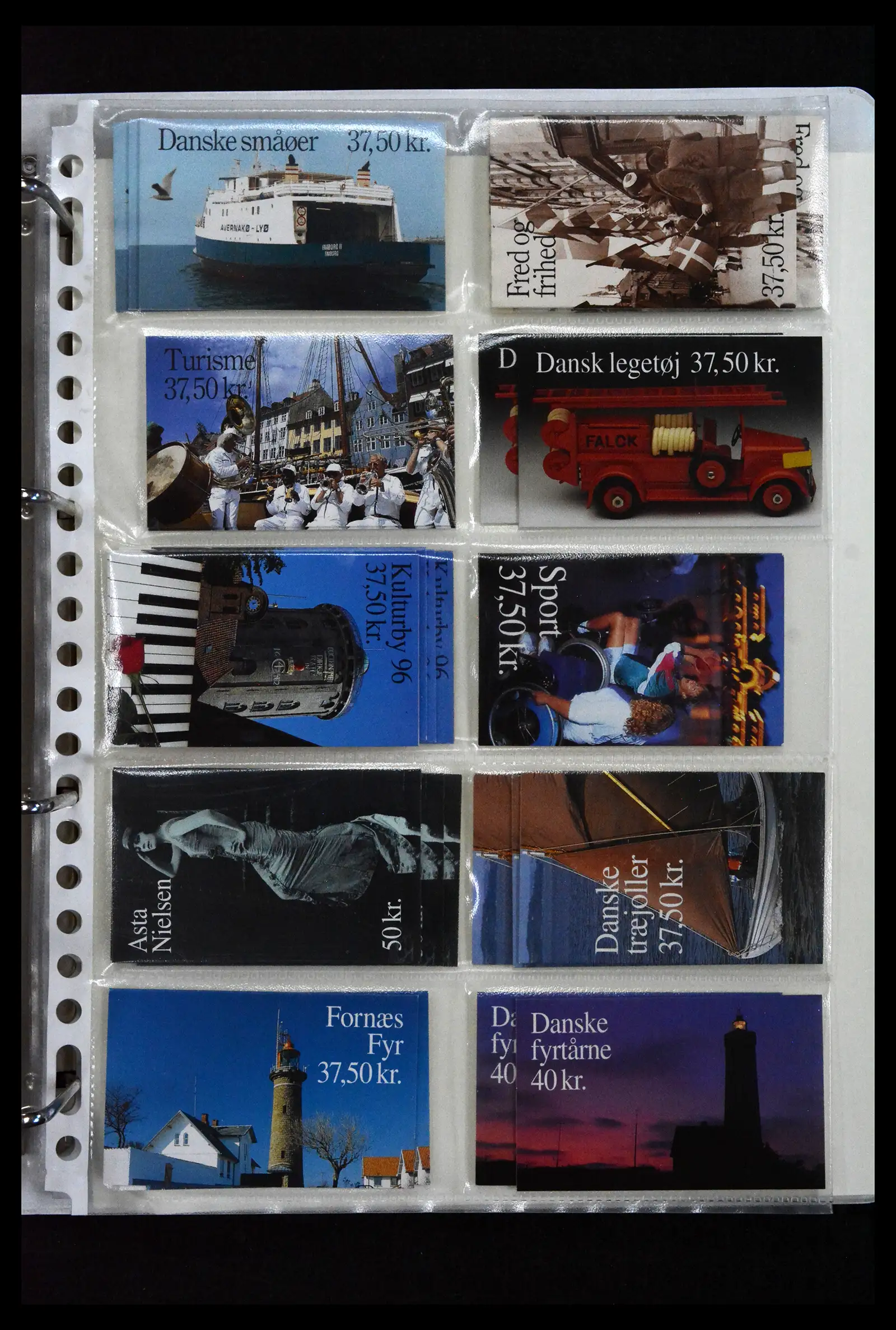 41905 0074 - Postzegelverzameling 41905 Denemarken postzegelboekjes gespecialiseerd 1929-2018.