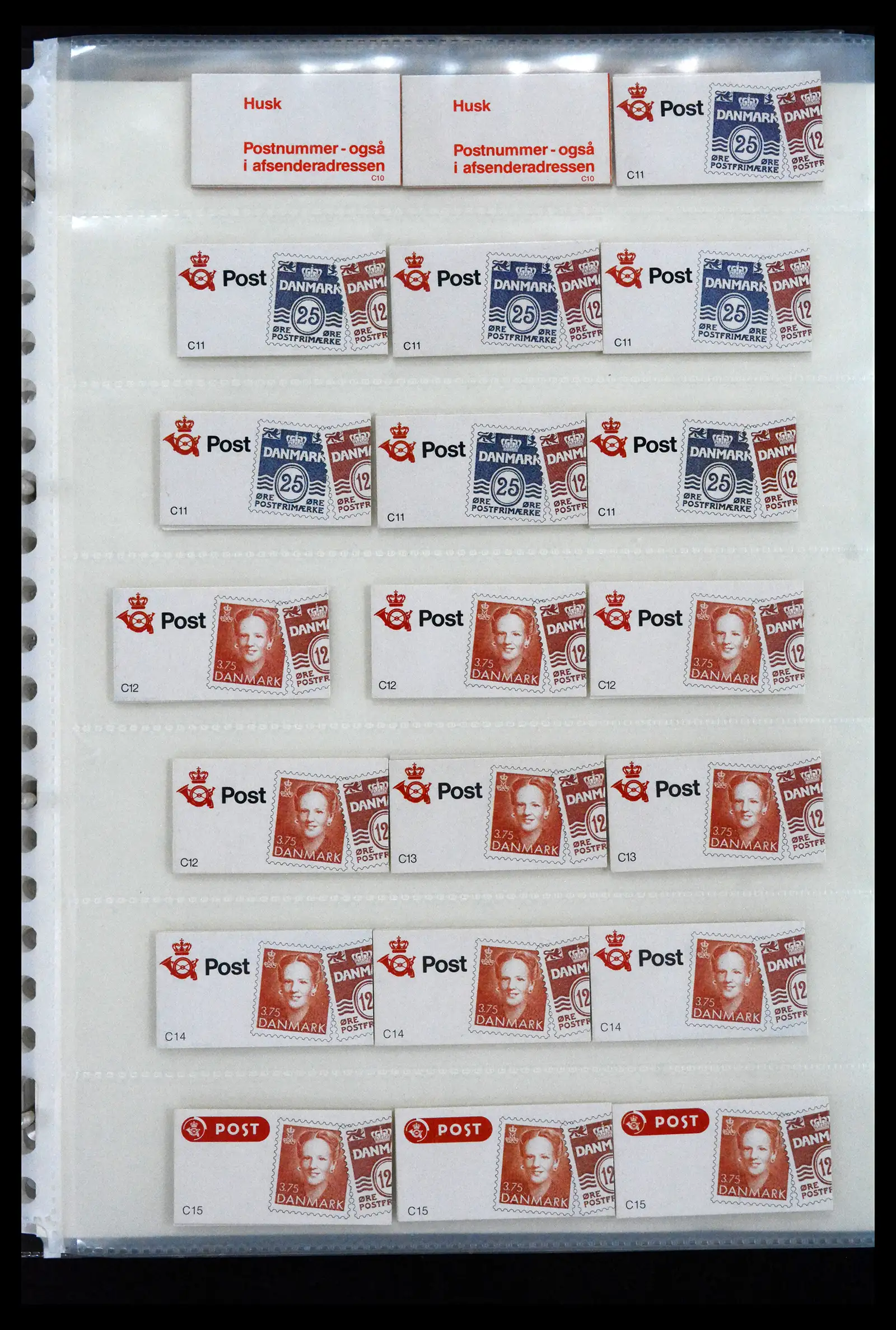 41905 0088 - Postzegelverzameling 41905 Denemarken postzegelboekjes gespecialiseerd 1929-2018.