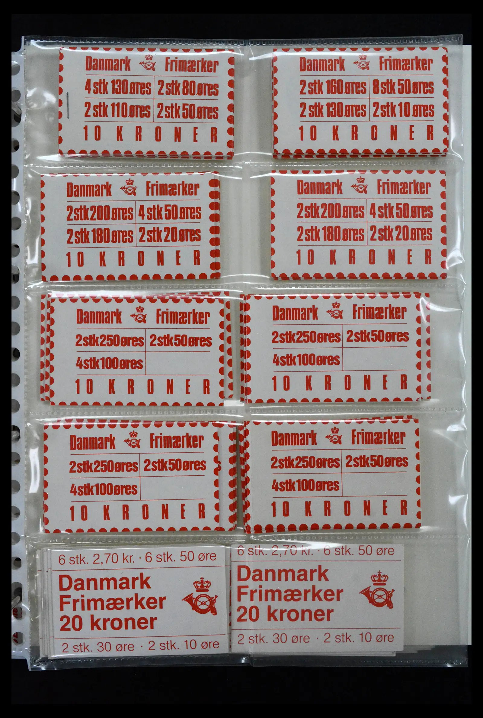 41905 0098 - Postzegelverzameling 41905 Denemarken postzegelboekjes gespecialiseerd 1929-2018.