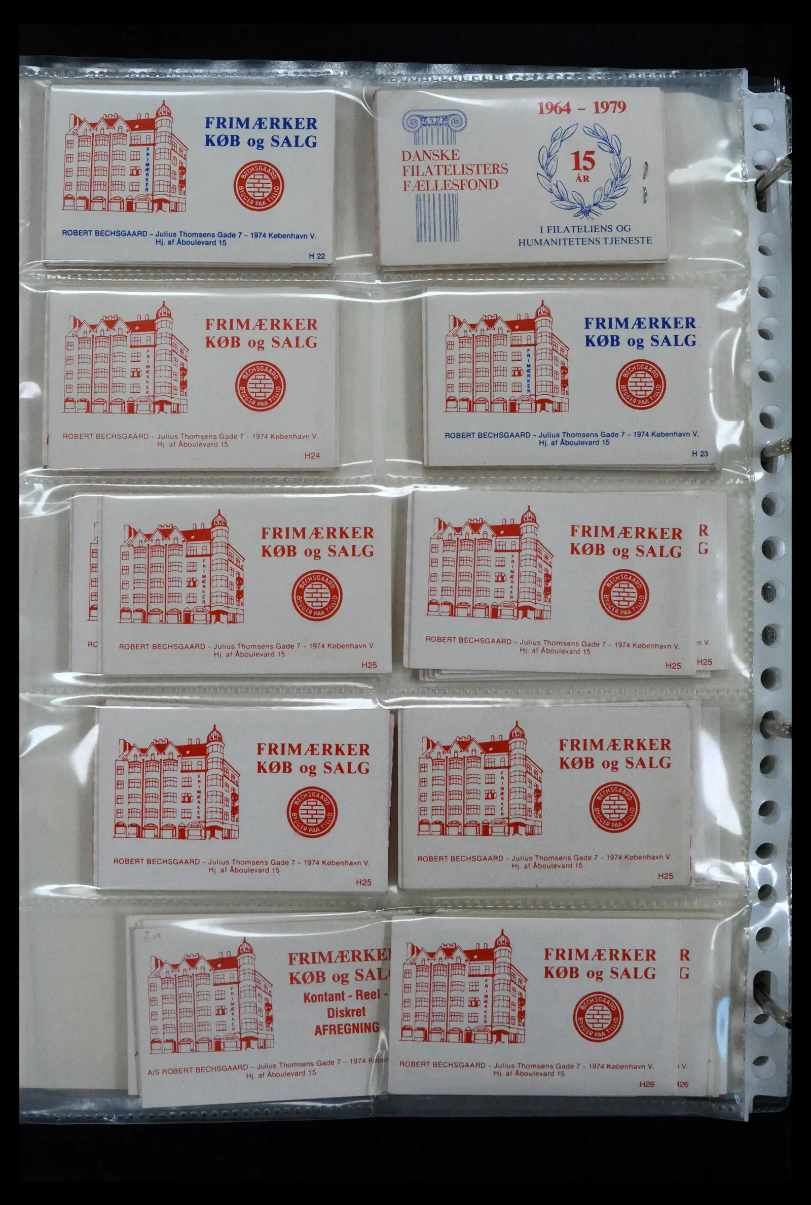 41905 0099 - Postzegelverzameling 41905 Denemarken postzegelboekjes gespecialiseerd 1929-2018.