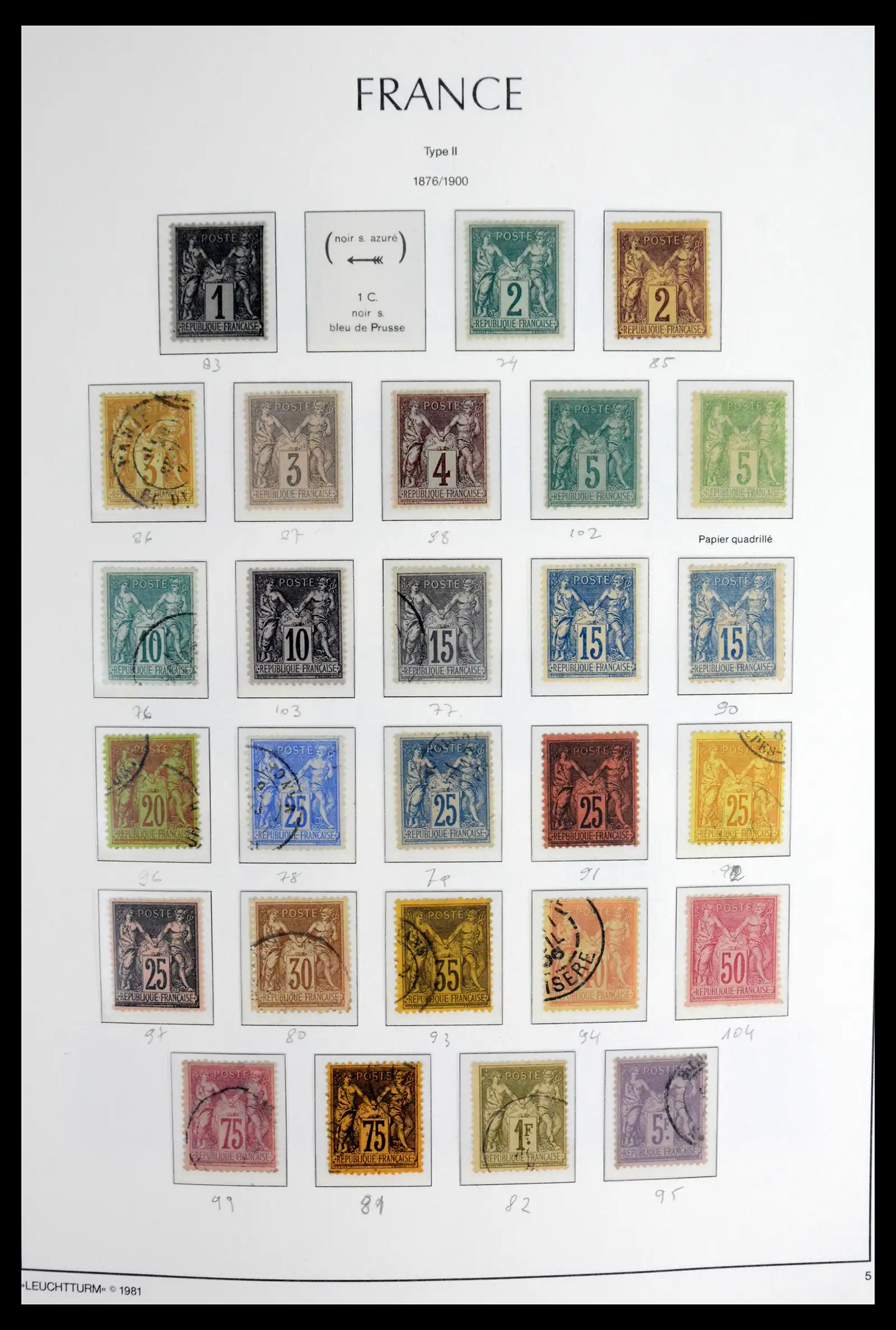 41910 0007 - Stamp collection 41910 France 1849-1944.