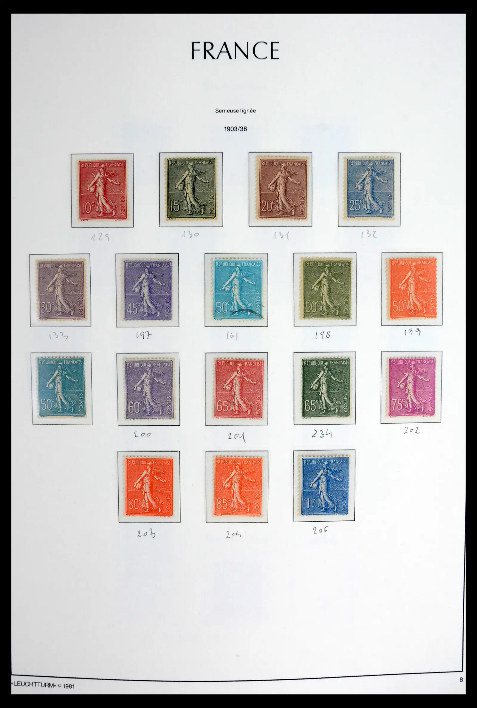 41910 0010 - Stamp collection 41910 France 1849-1944.