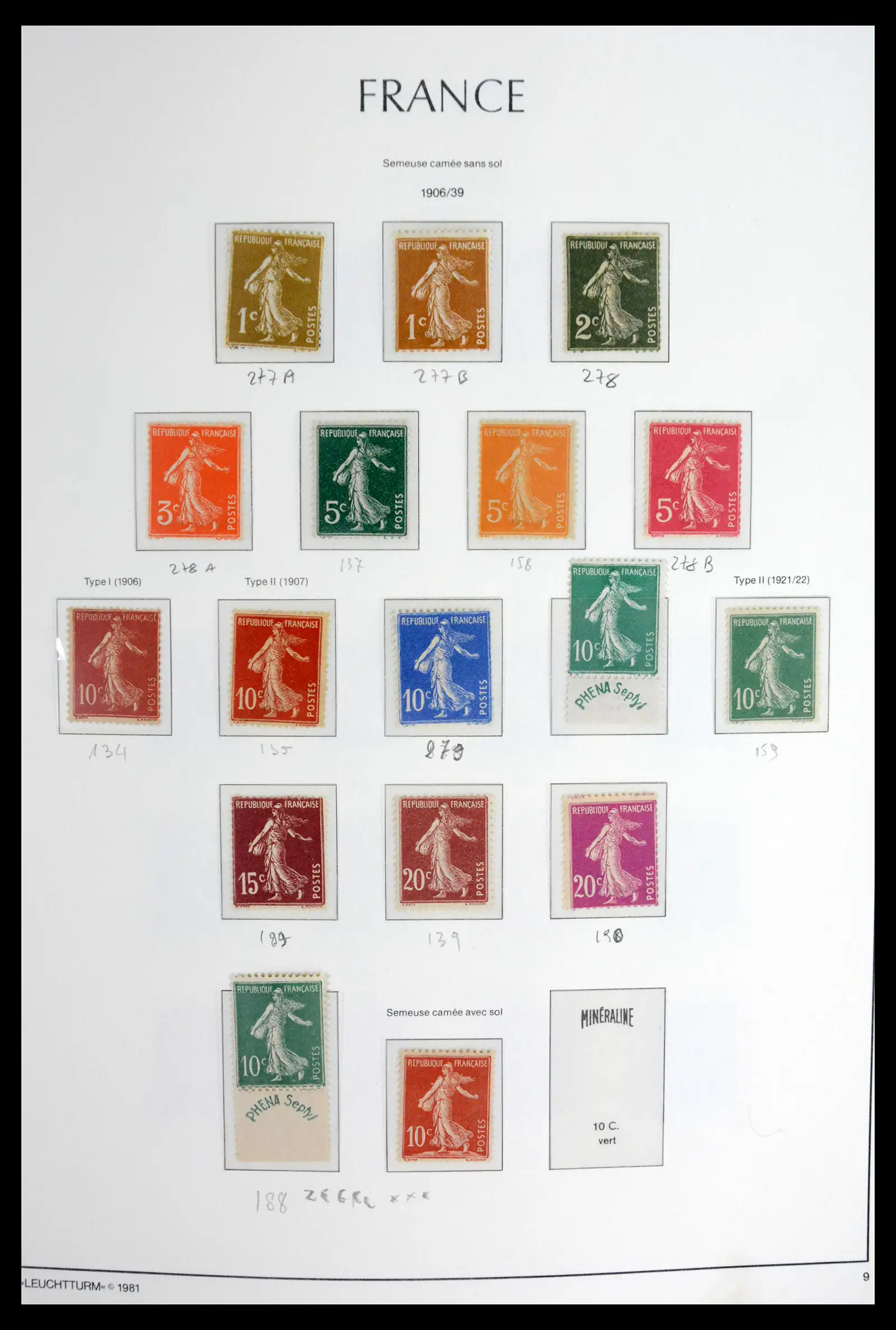 41910 0011 - Stamp collection 41910 France 1849-1944.