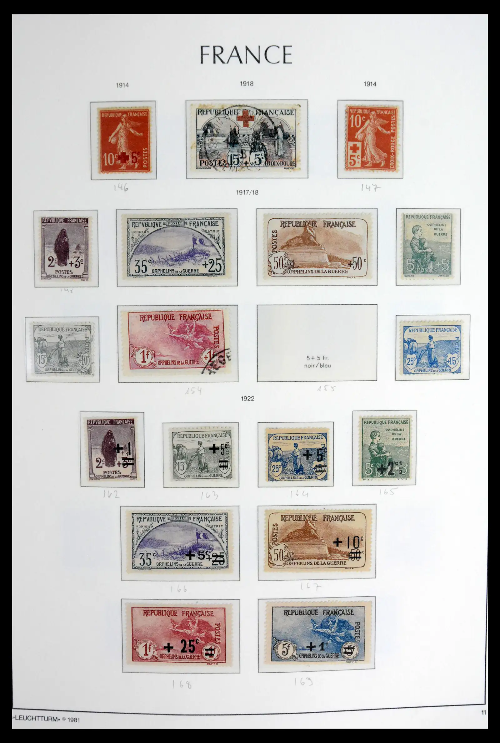 41910 0013 - Stamp collection 41910 France 1849-1944.