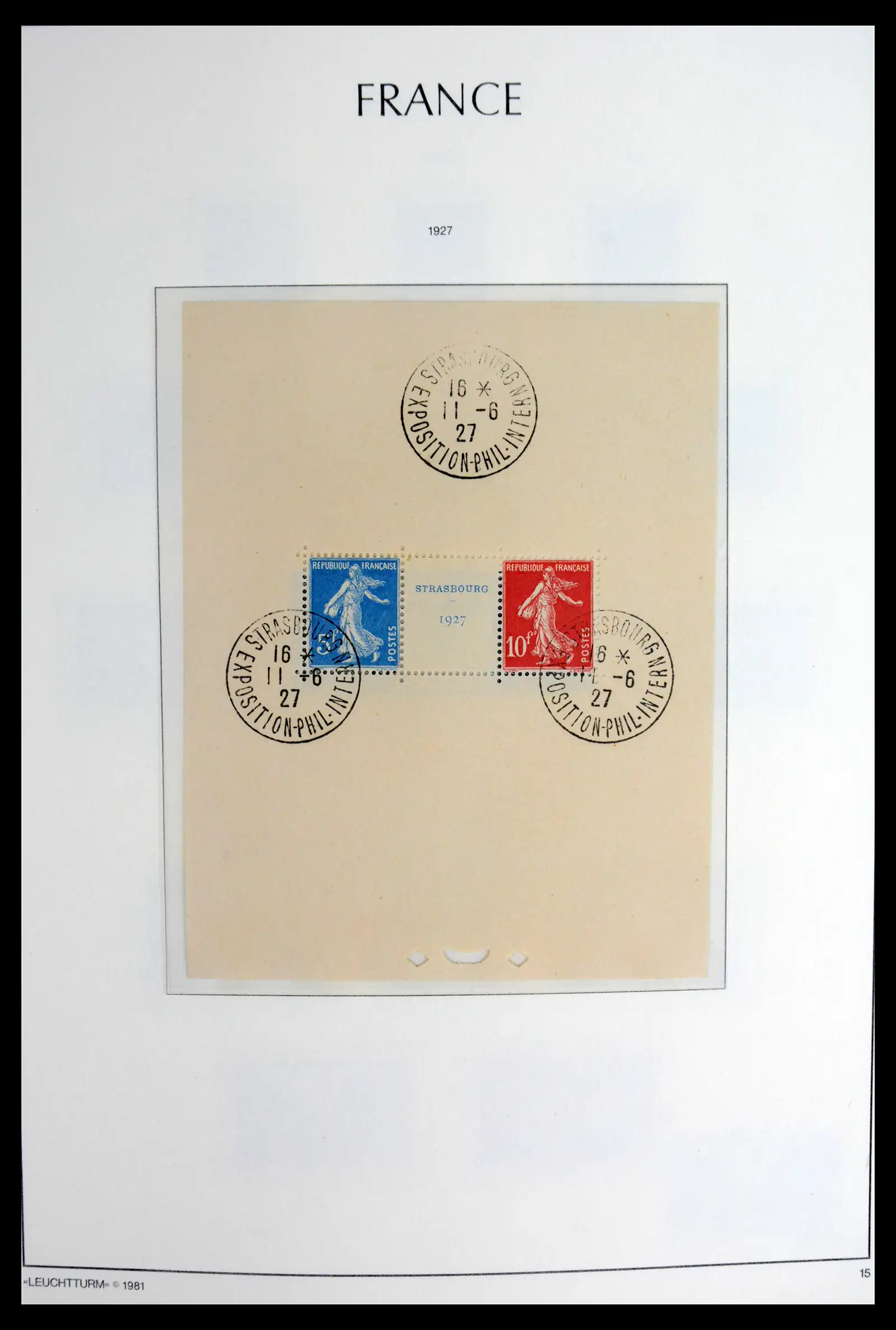 41910 0017 - Stamp collection 41910 France 1849-1944.