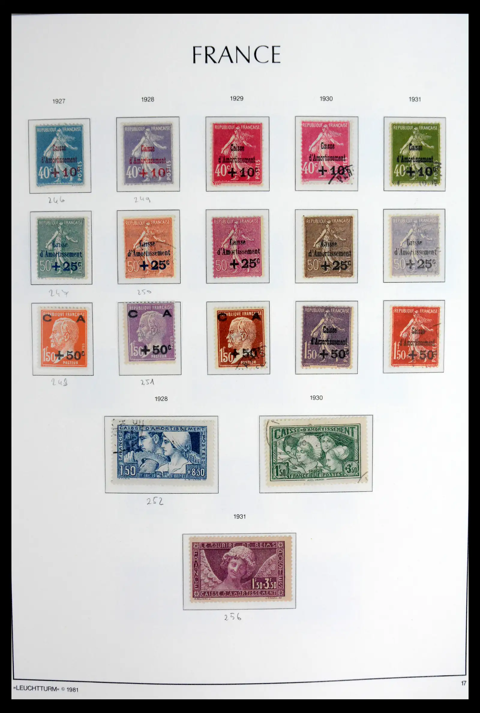 41910 0019 - Stamp collection 41910 France 1849-1944.