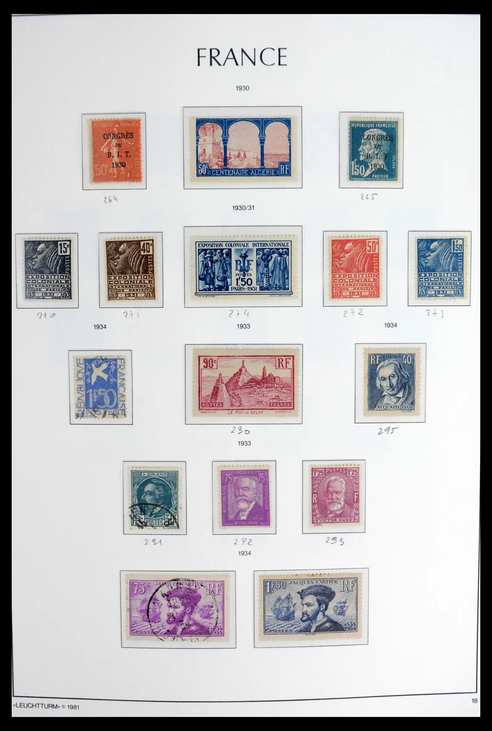 41910 0020 - Stamp collection 41910 France 1849-1944.