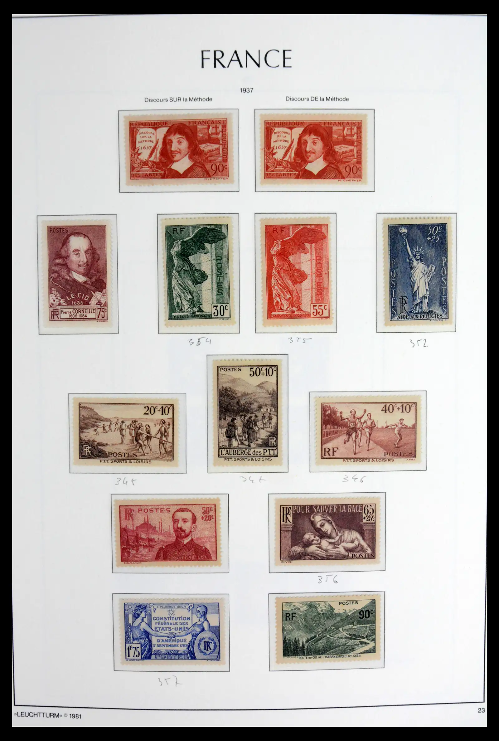 41910 0025 - Stamp collection 41910 France 1849-1944.