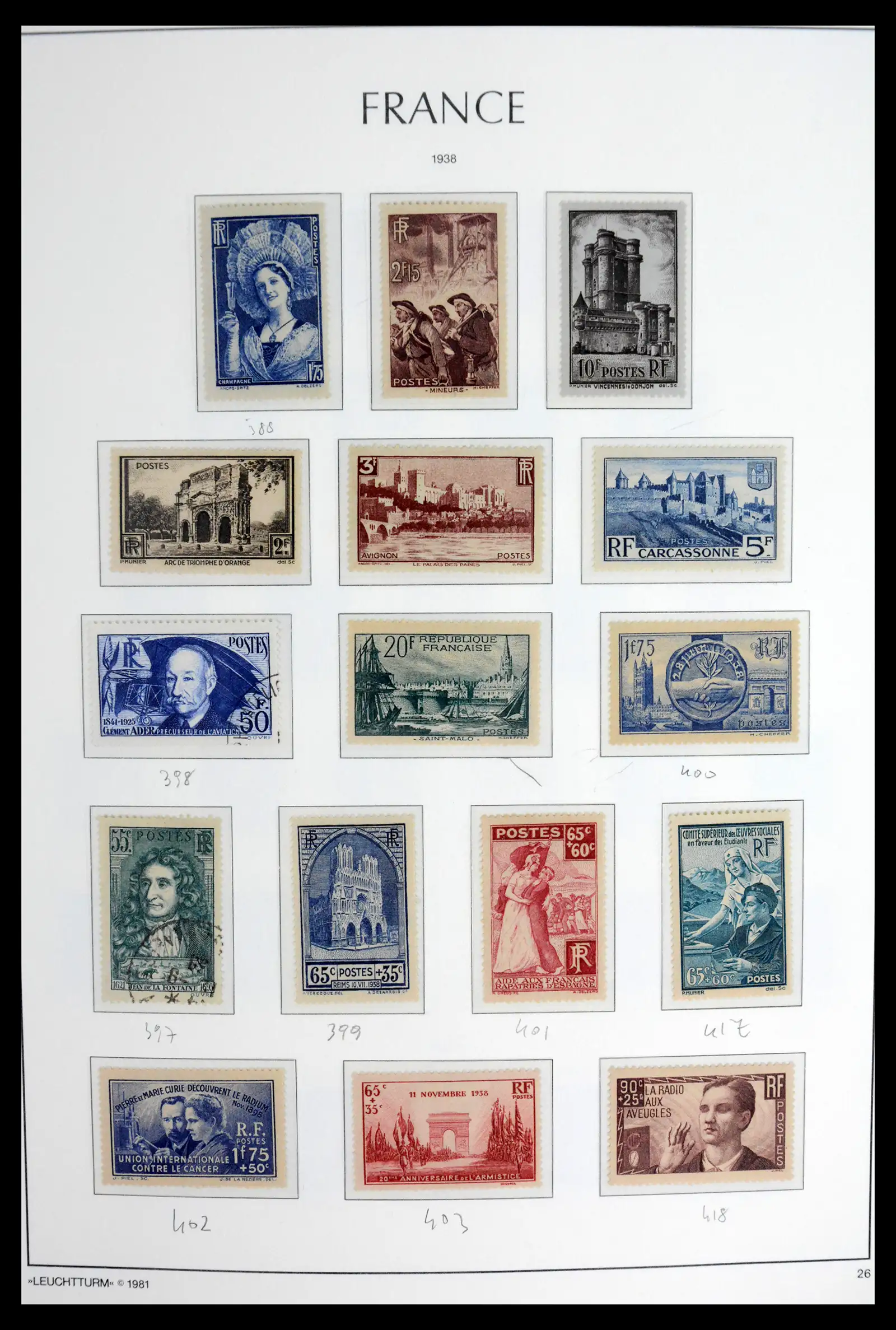 41910 0028 - Stamp collection 41910 France 1849-1944.
