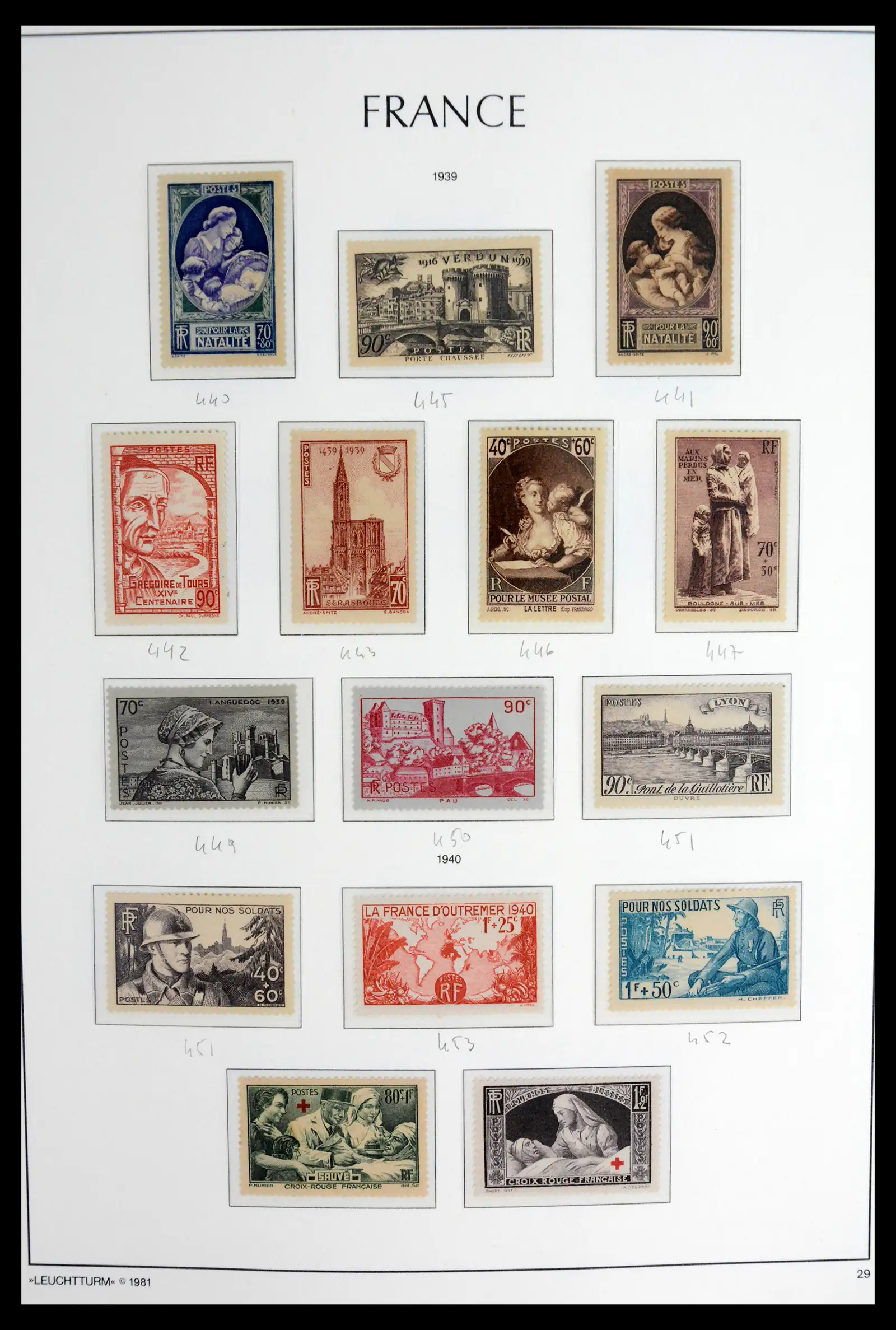 41910 0031 - Stamp collection 41910 France 1849-1944.