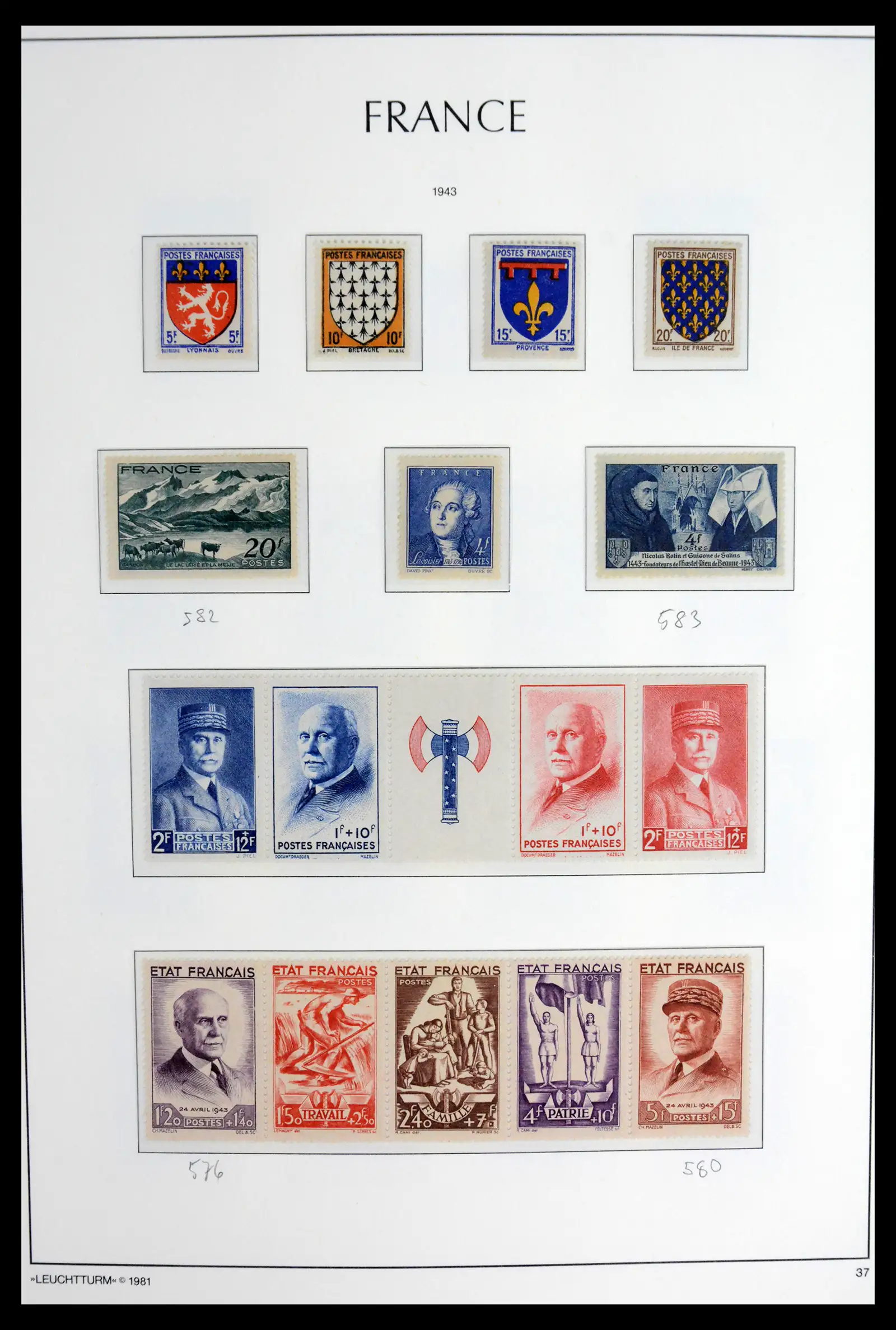 41910 0039 - Stamp collection 41910 France 1849-1944.