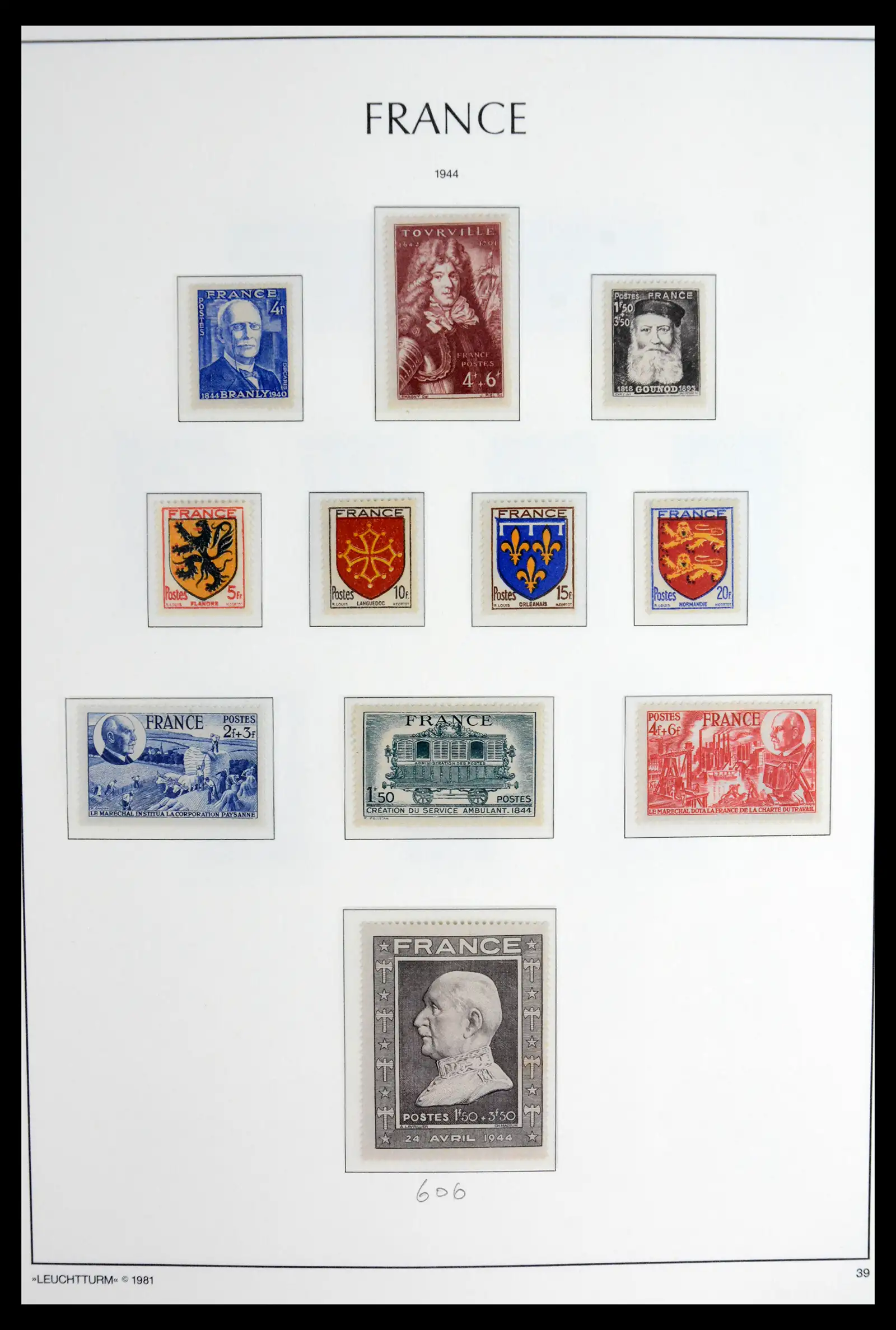 41910 0041 - Stamp collection 41910 France 1849-1944.