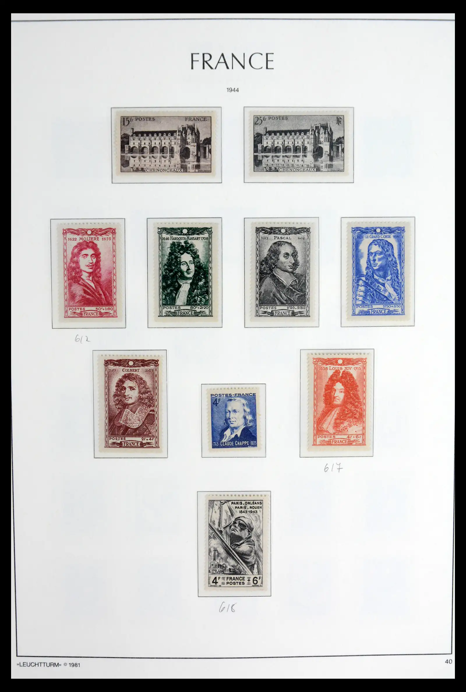 41910 0042 - Stamp collection 41910 France 1849-1944.