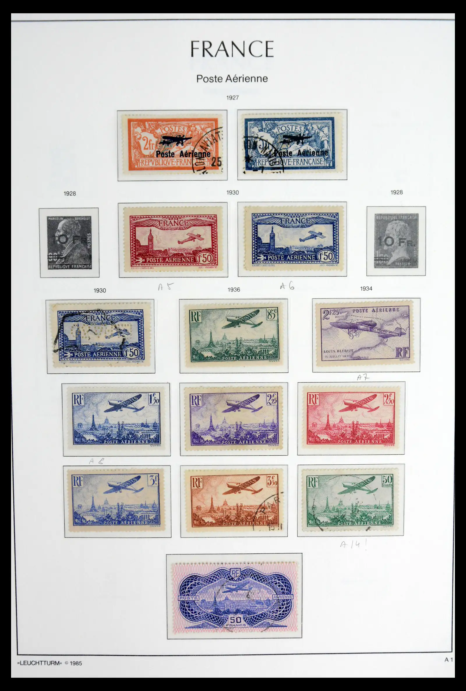41910 0046 - Stamp collection 41910 France 1849-1944.
