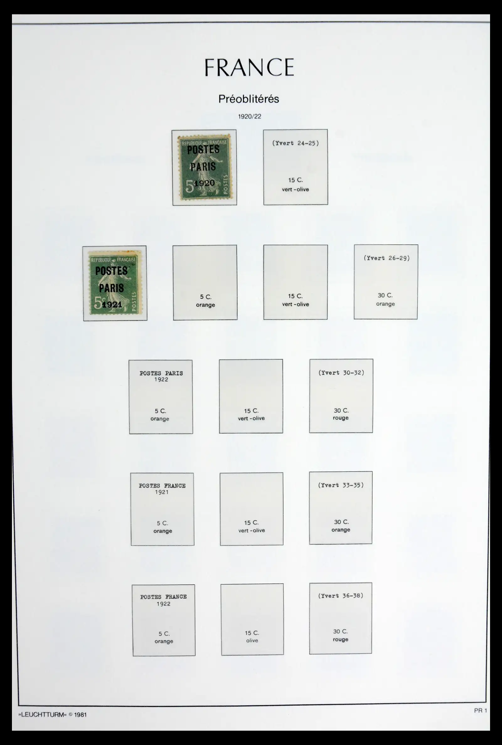 41910 0047 - Stamp collection 41910 France 1849-1944.