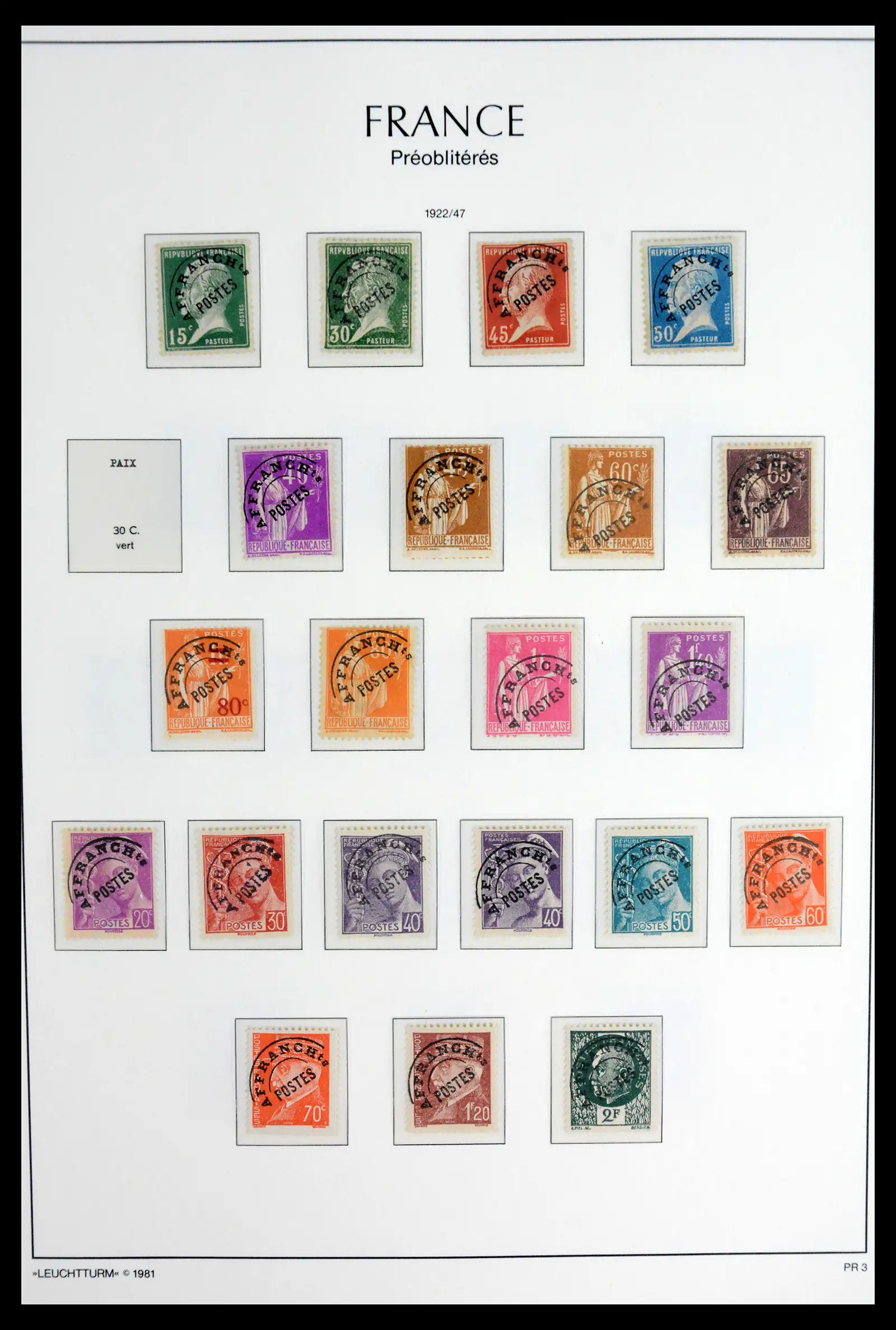 41910 0049 - Stamp collection 41910 France 1849-1944.