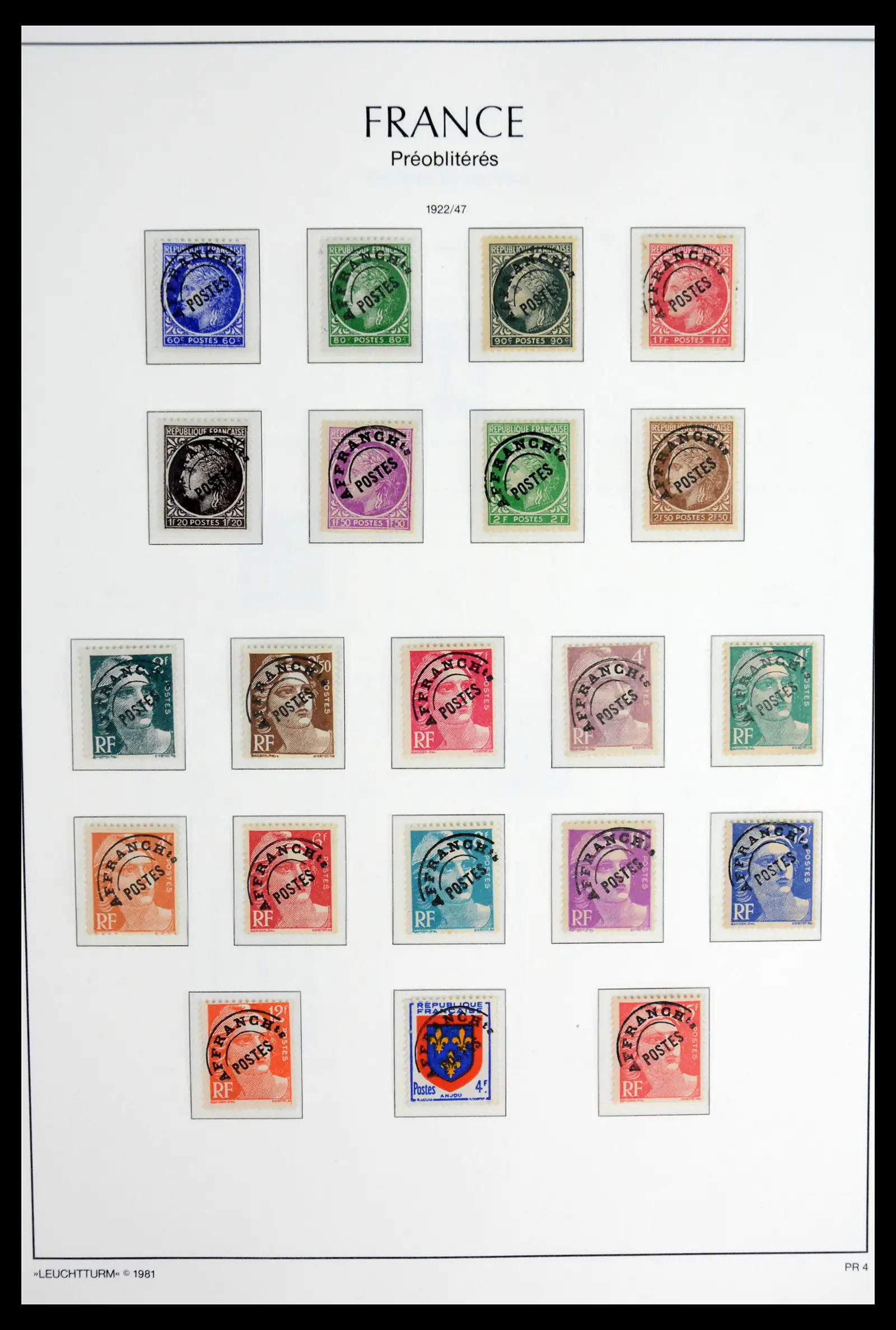41910 0050 - Stamp collection 41910 France 1849-1944.