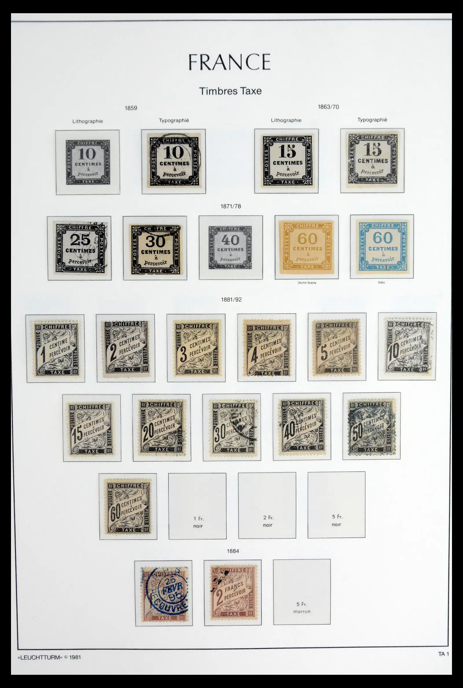 41910 0051 - Stamp collection 41910 France 1849-1944.