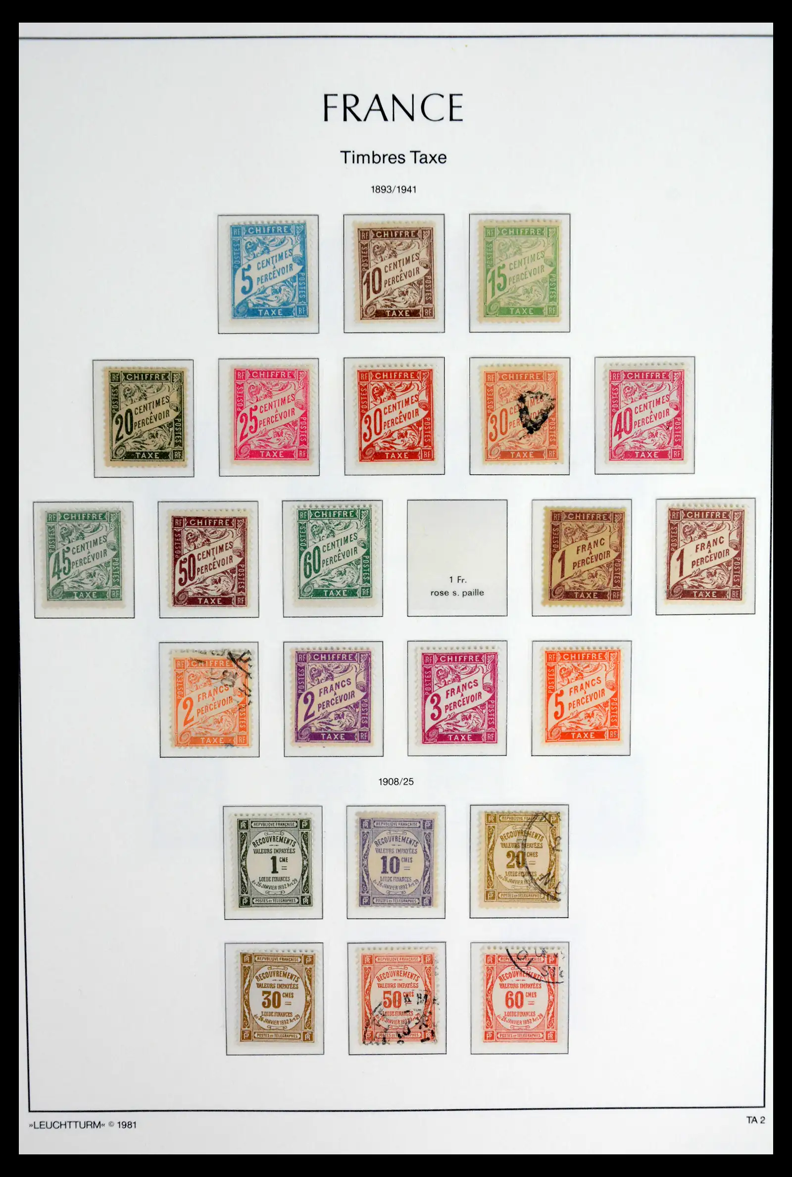 41910 0052 - Stamp collection 41910 France 1849-1944.