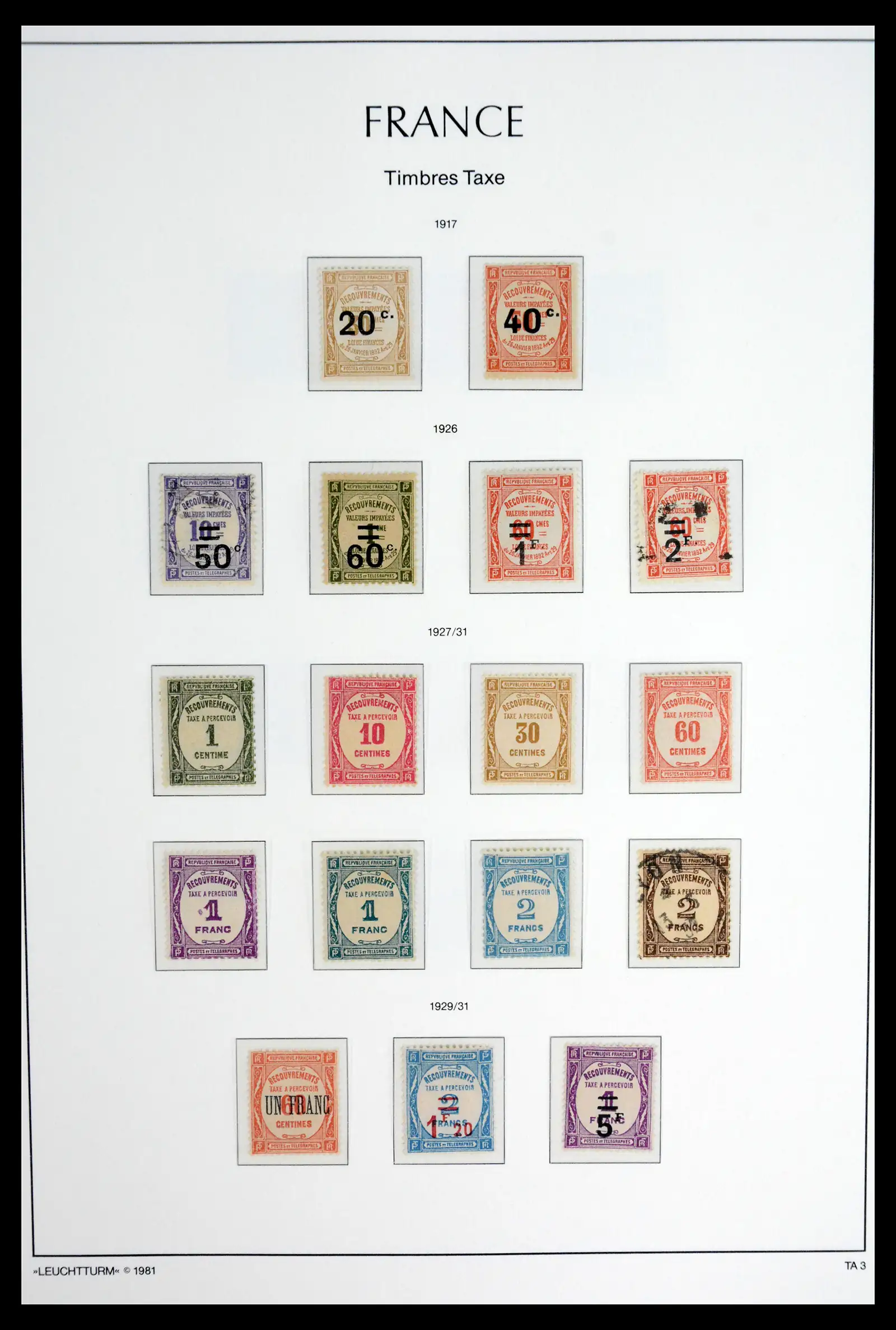41910 0053 - Stamp collection 41910 France 1849-1944.