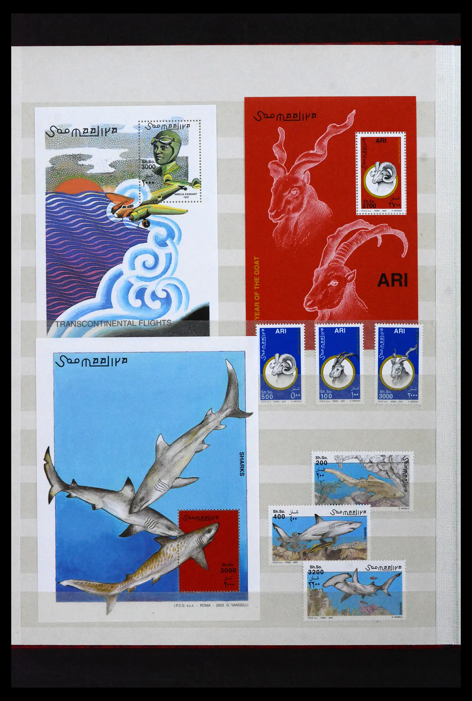 41916 0010 - Stamp collection 41916 Somalia 1960-2003.
