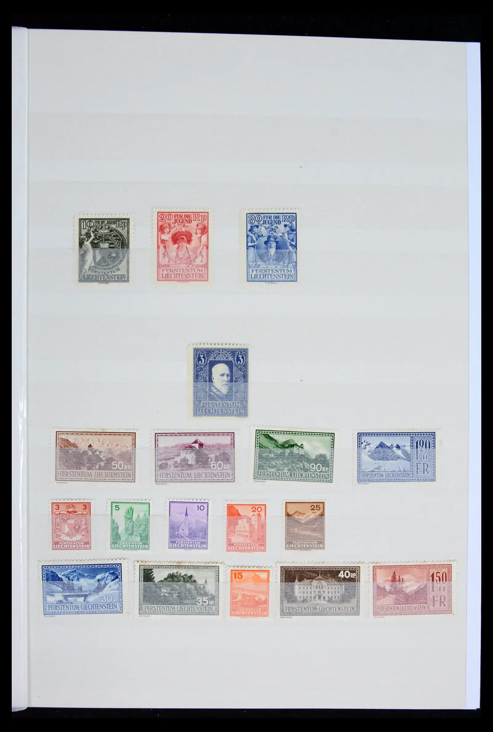 41917 0003 - Postzegelverzameling 41917 Liechtenstein 1912-2013.
