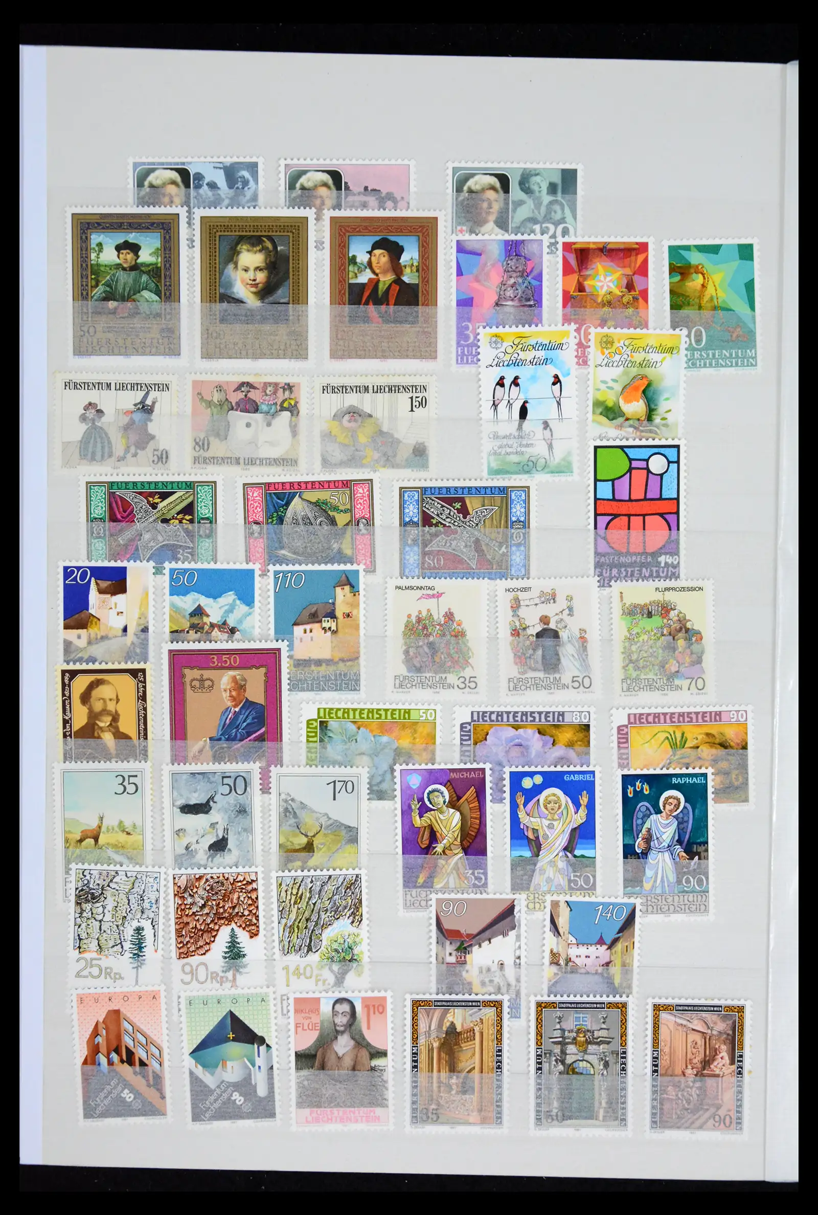 41917 0022 - Postzegelverzameling 41917 Liechtenstein 1912-2013.