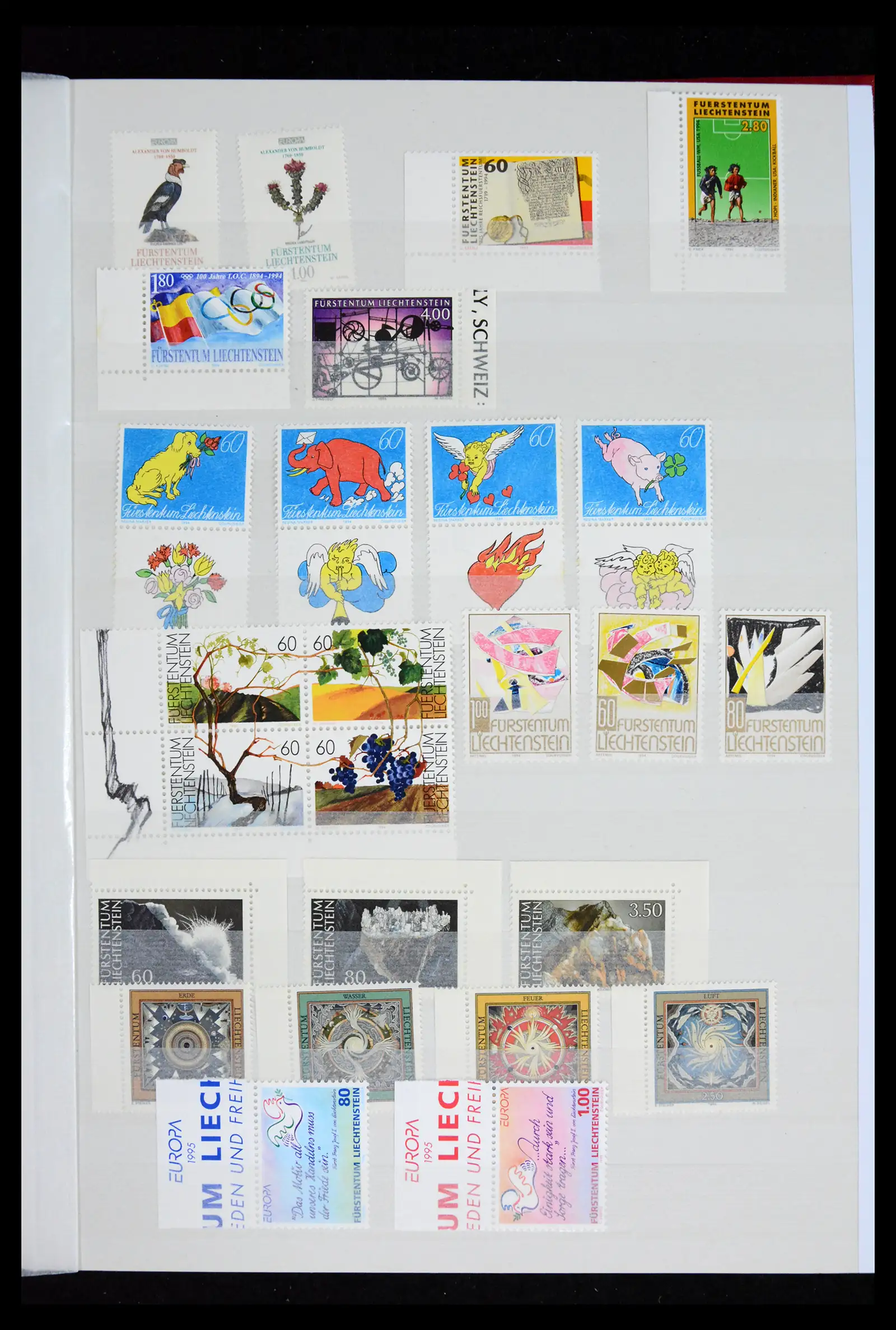 41917 0027 - Postzegelverzameling 41917 Liechtenstein 1912-2013.
