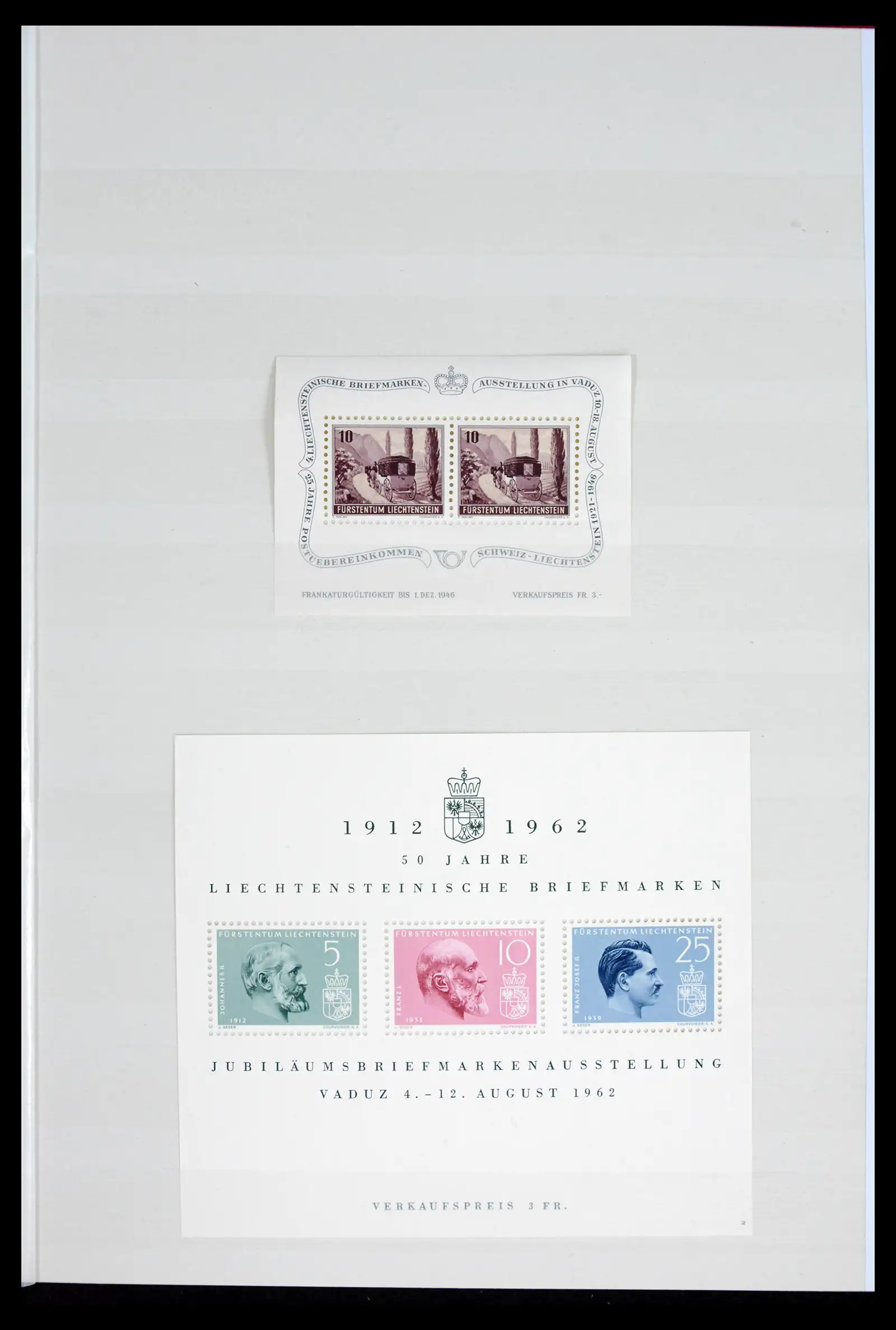 41917 0038 - Postzegelverzameling 41917 Liechtenstein 1912-2013.