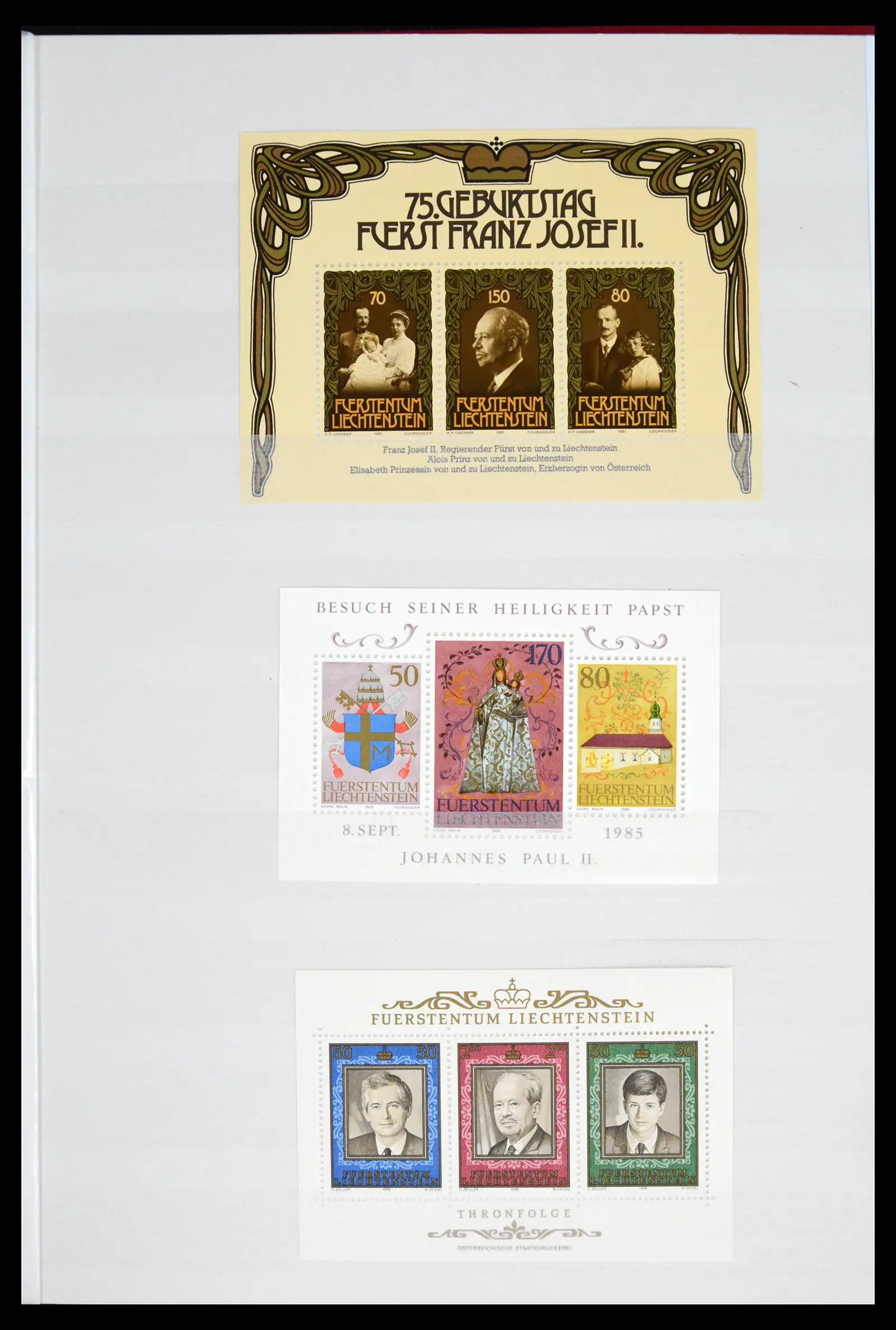 41917 0040 - Postzegelverzameling 41917 Liechtenstein 1912-2013.