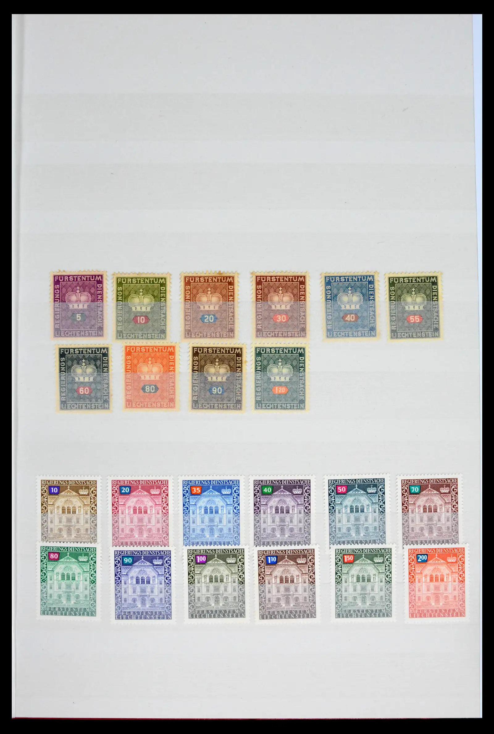 41917 0044 - Postzegelverzameling 41917 Liechtenstein 1912-2013.