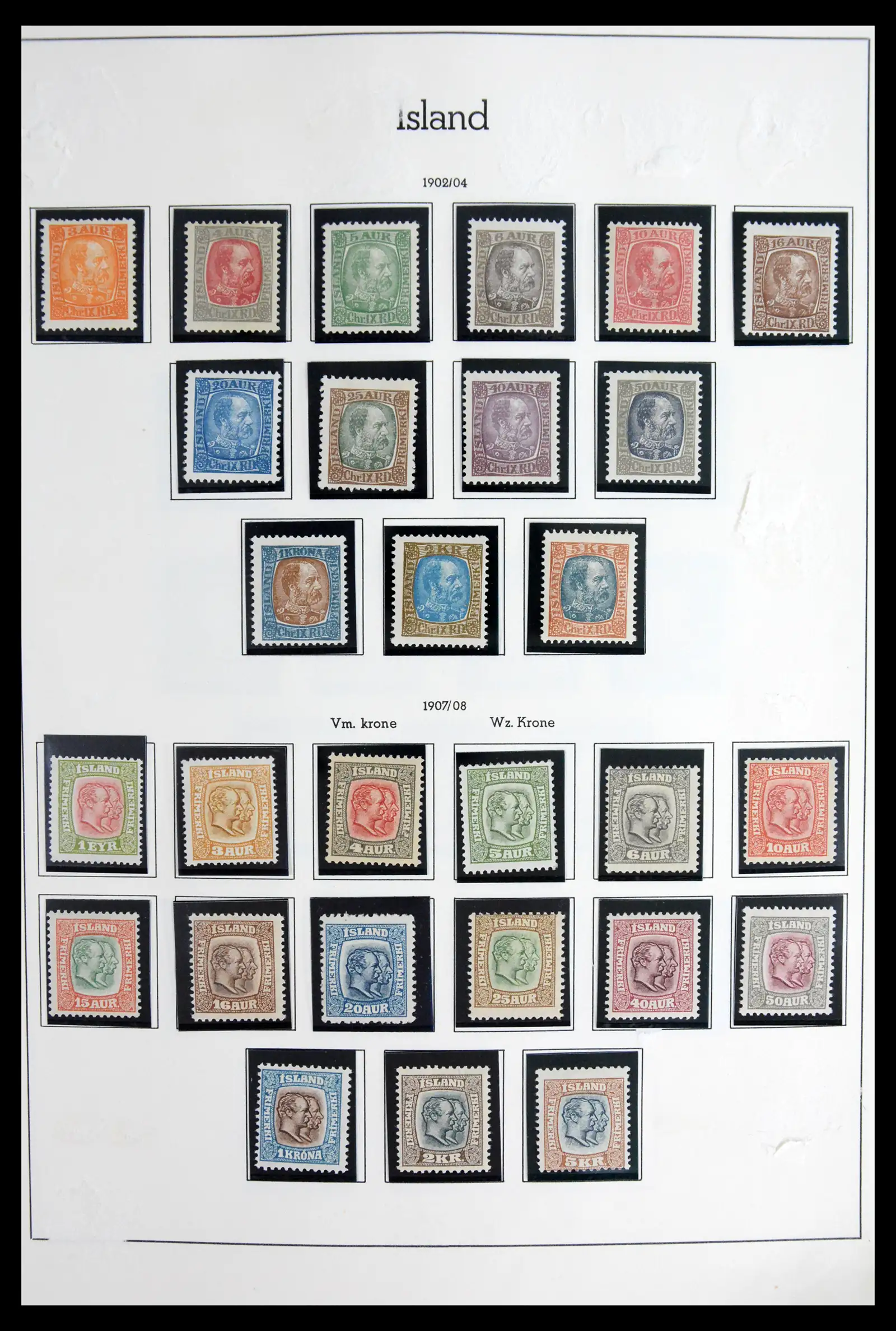 41918 0004 - Stamp collection 41918 Iceland 1873-1948.