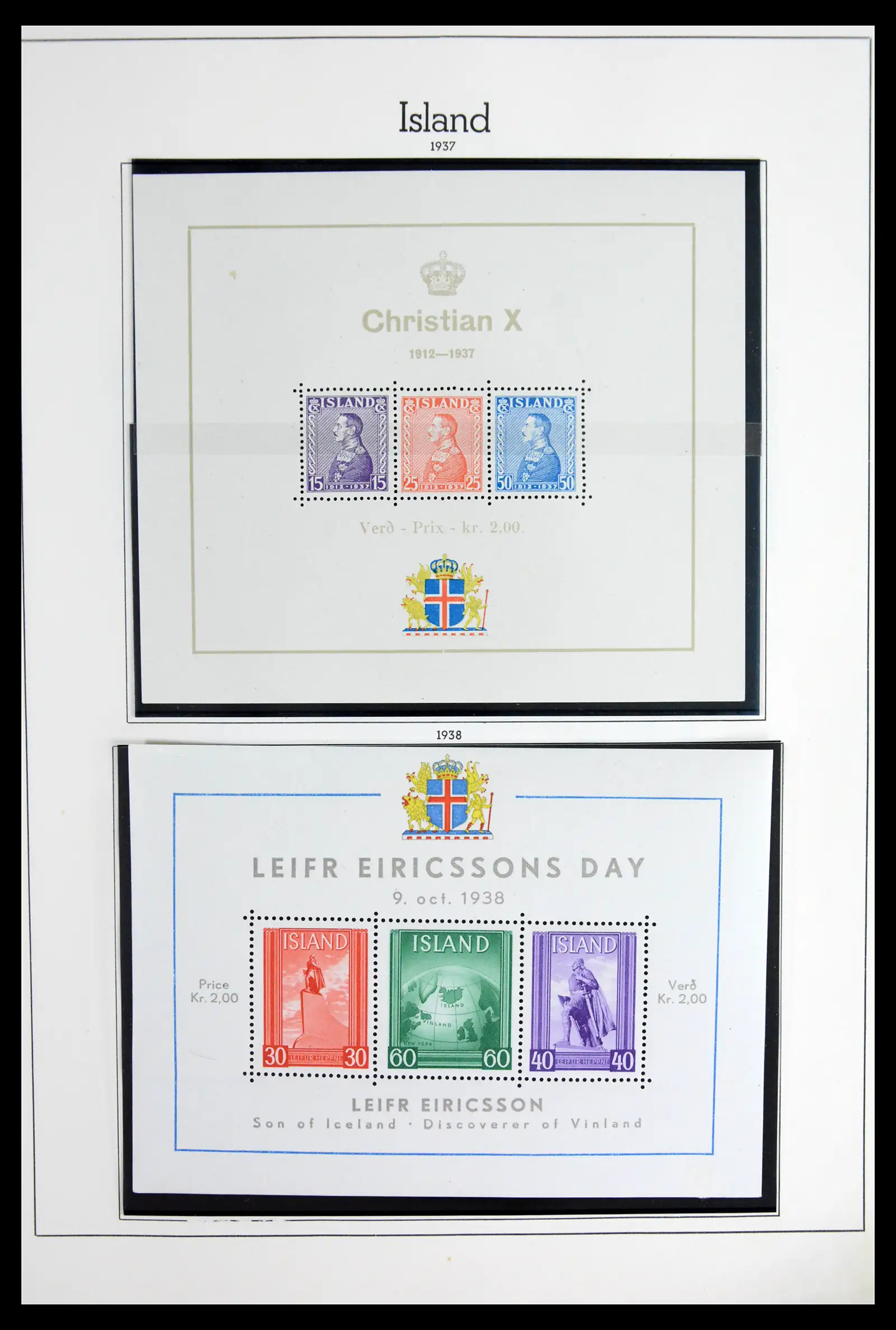 41918 0013 - Stamp collection 41918 Iceland 1873-1948.
