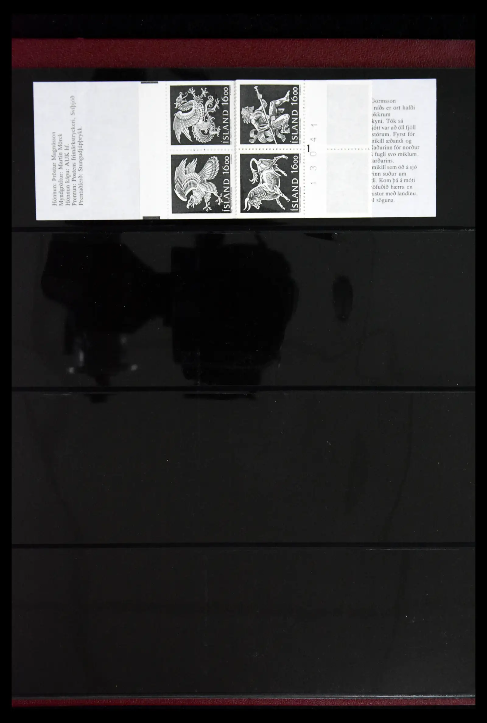 41919 0003 - Stamp collection 41919 Iceland stamp booklets 1987-2015.