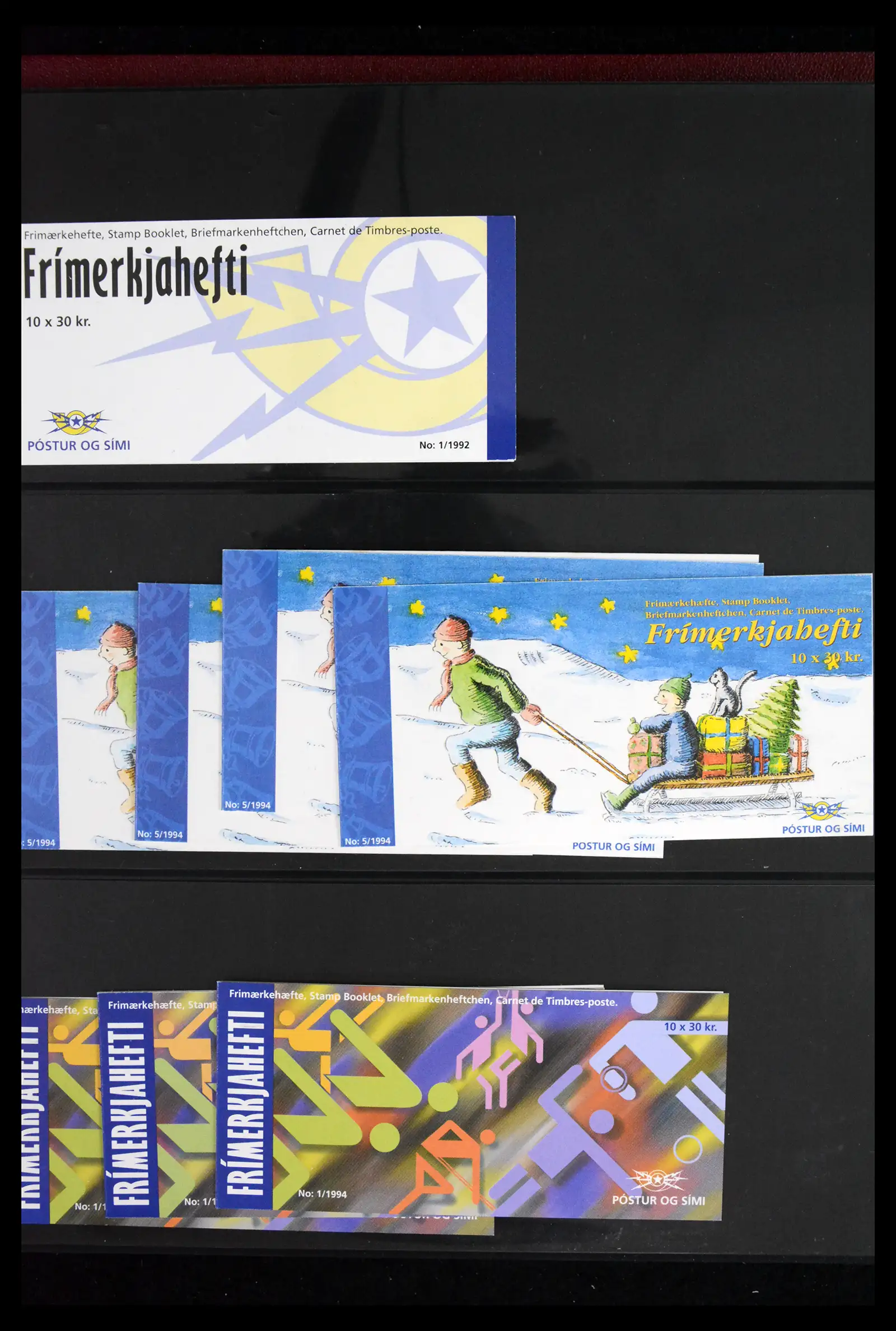 41919 0005 - Stamp collection 41919 Iceland stamp booklets 1987-2015.