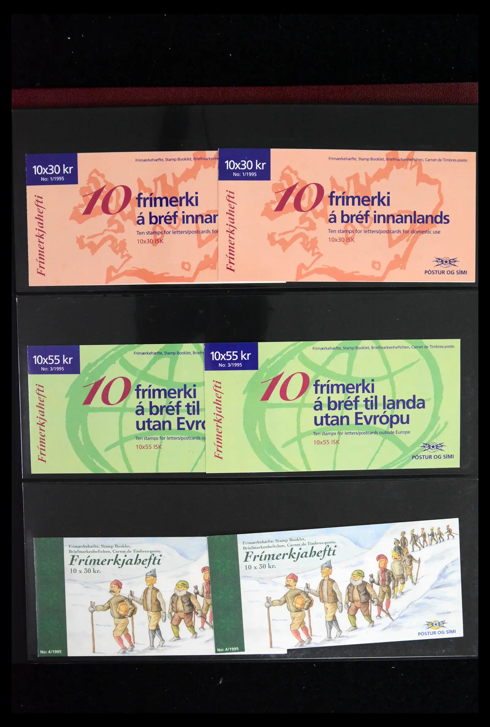 41919 0009 - Stamp collection 41919 Iceland stamp booklets 1987-2015.