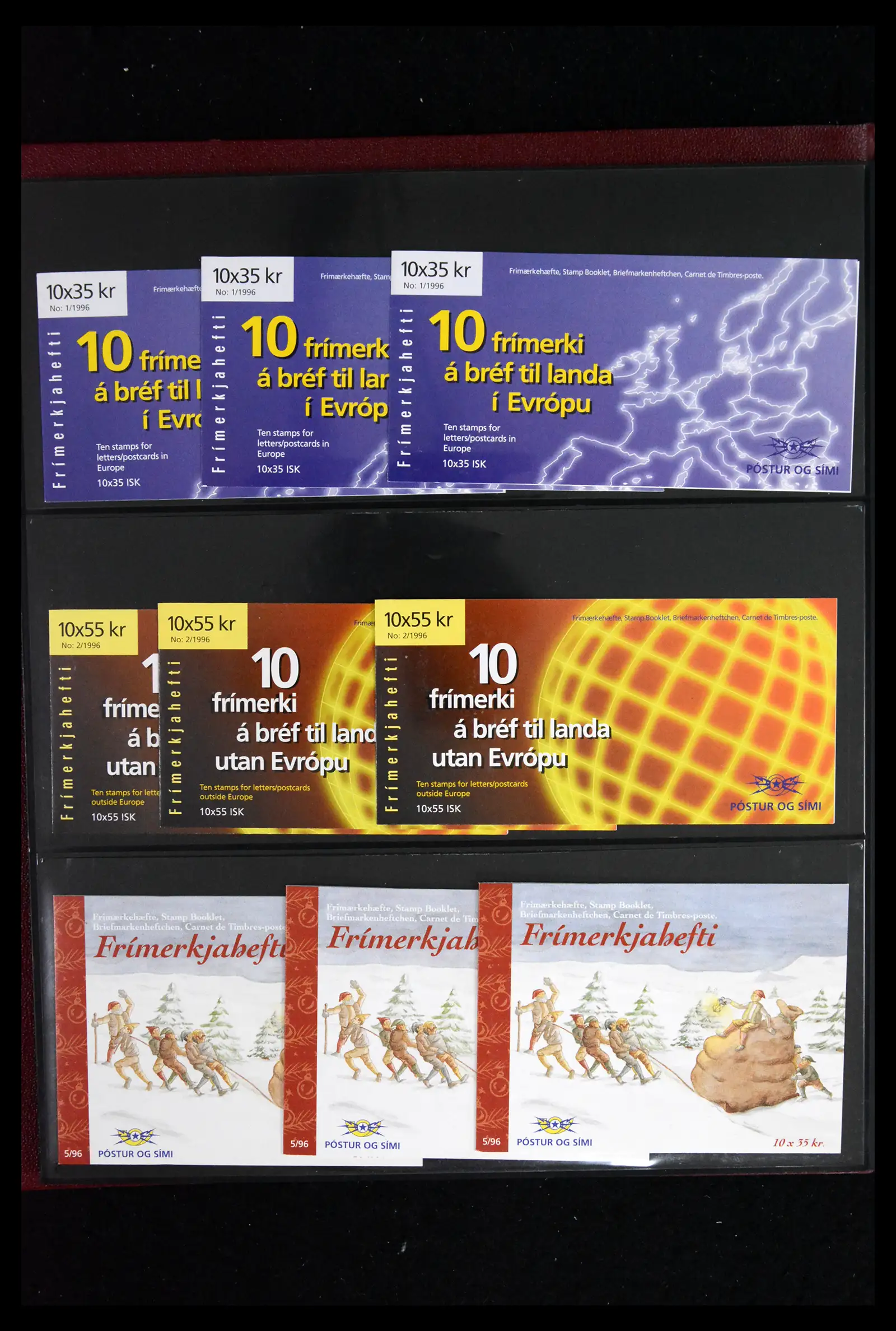 41919 0010 - Stamp collection 41919 Iceland stamp booklets 1987-2015.