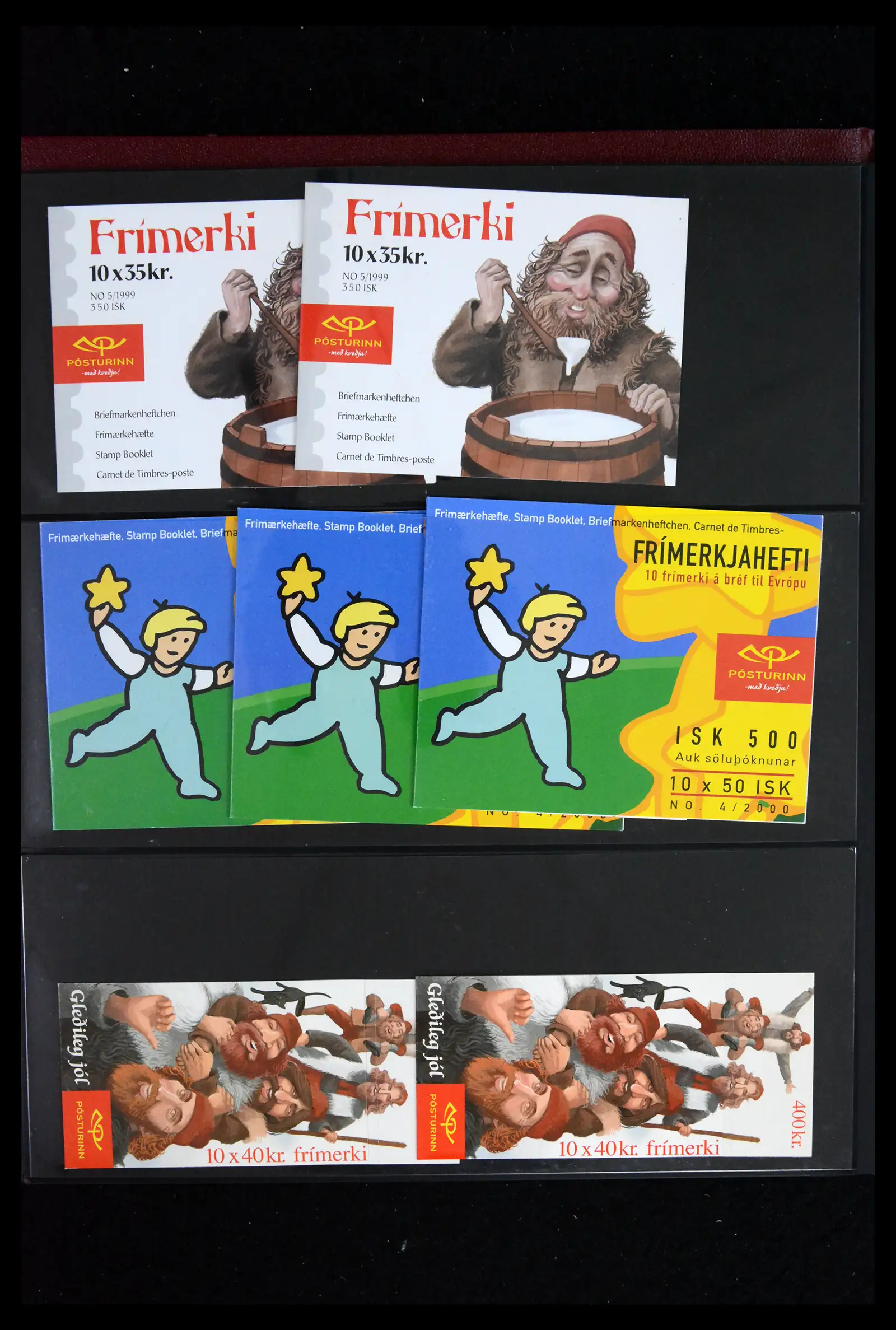 41919 0014 - Stamp collection 41919 Iceland stamp booklets 1987-2015.