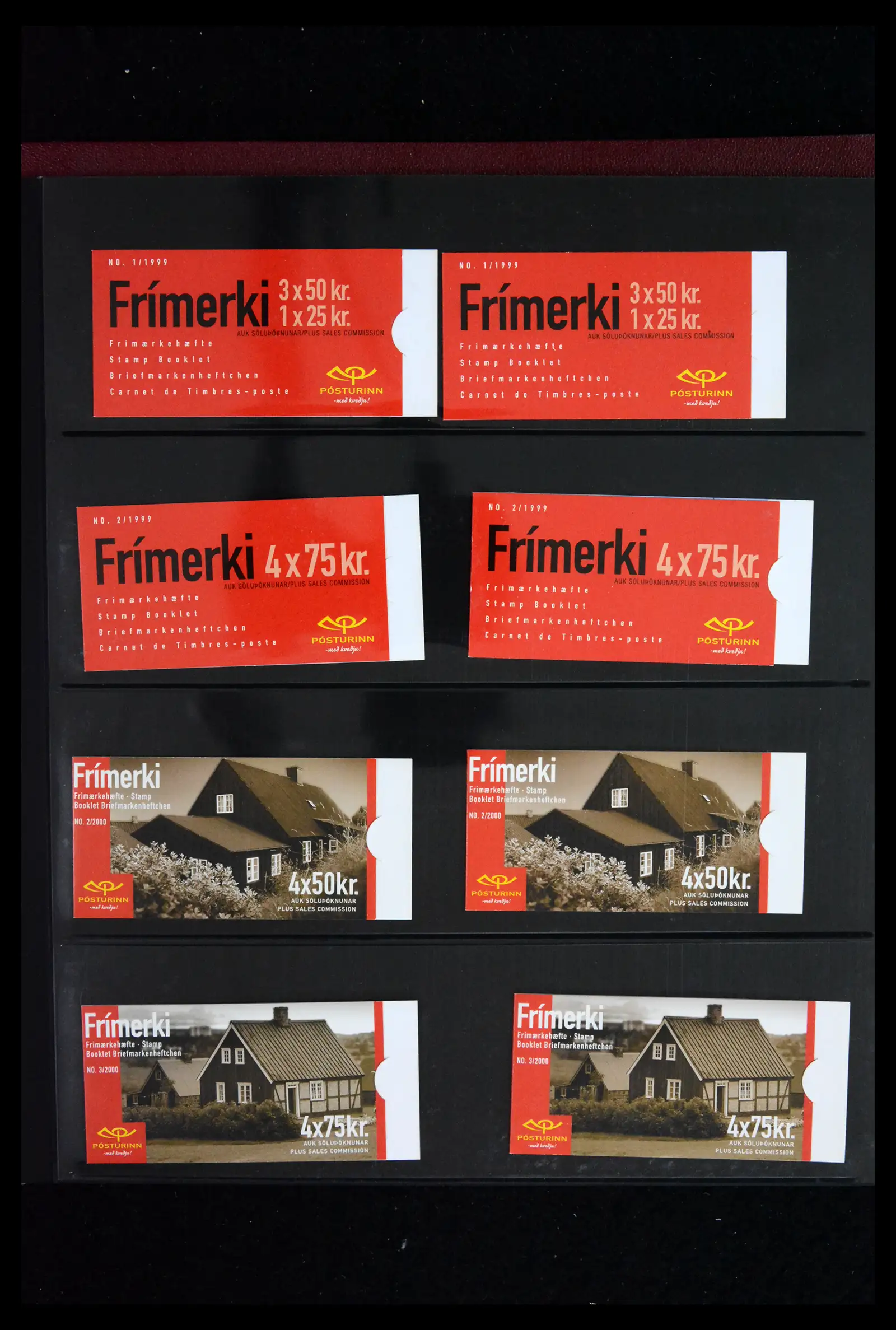 41919 0015 - Stamp collection 41919 Iceland stamp booklets 1987-2015.