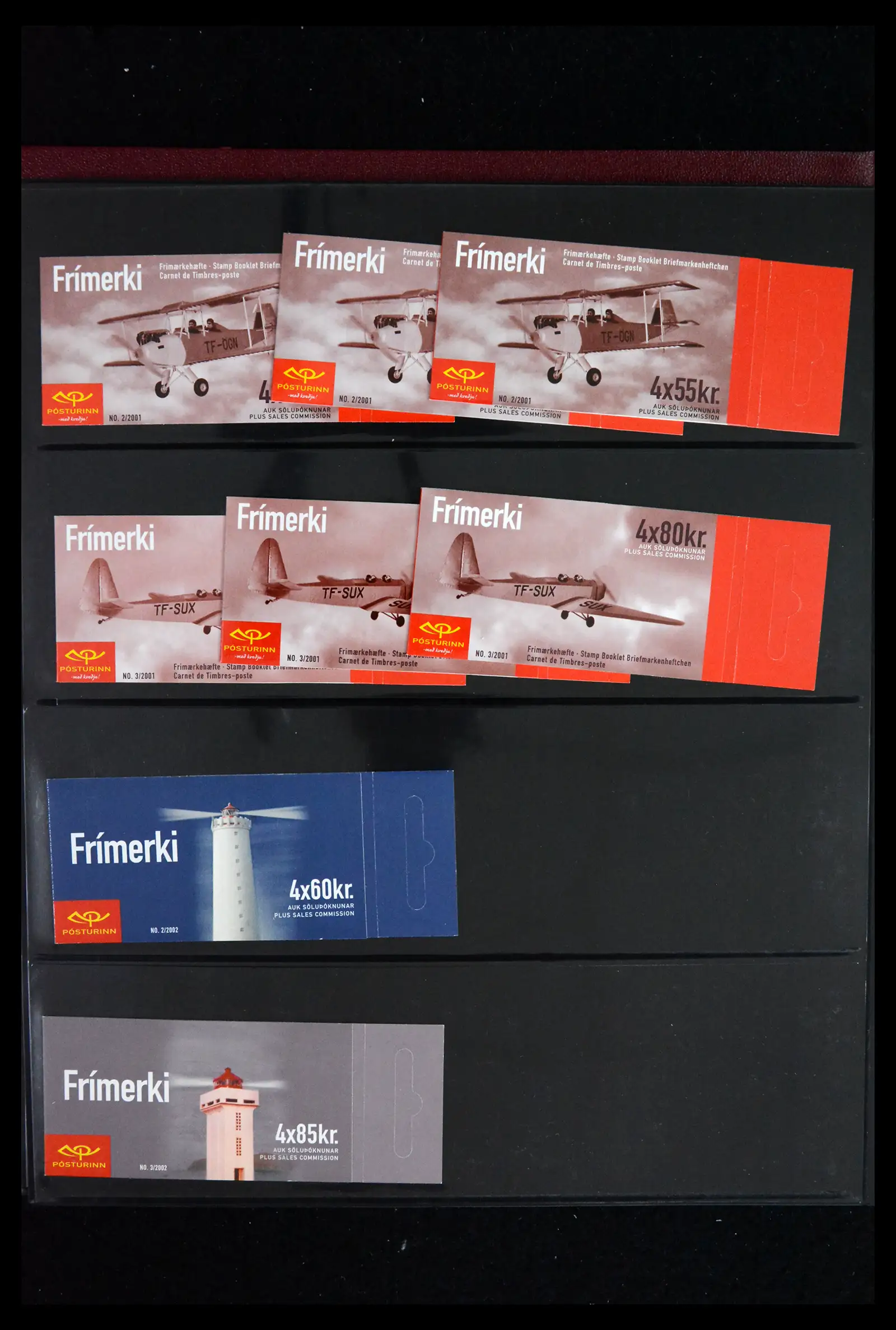 41919 0016 - Stamp collection 41919 Iceland stamp booklets 1987-2015.