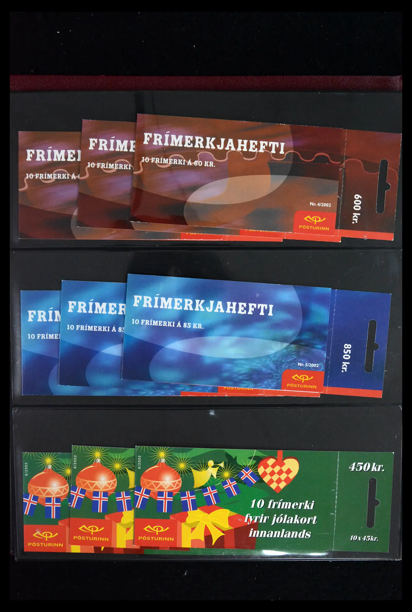 41919 0018 - Stamp collection 41919 Iceland stamp booklets 1987-2015.
