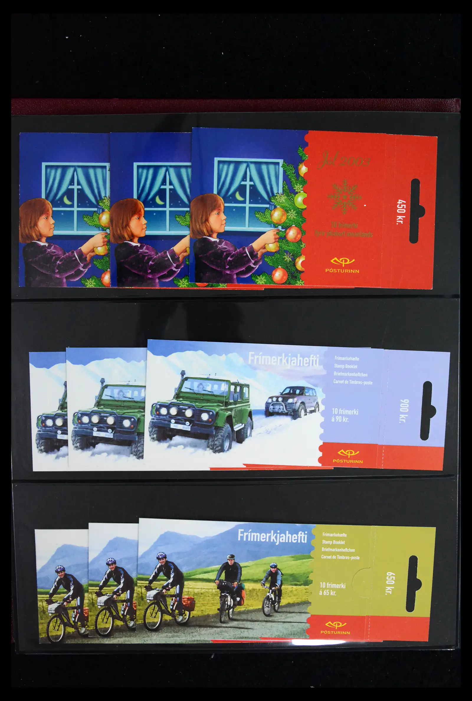 41919 0020 - Stamp collection 41919 Iceland stamp booklets 1987-2015.