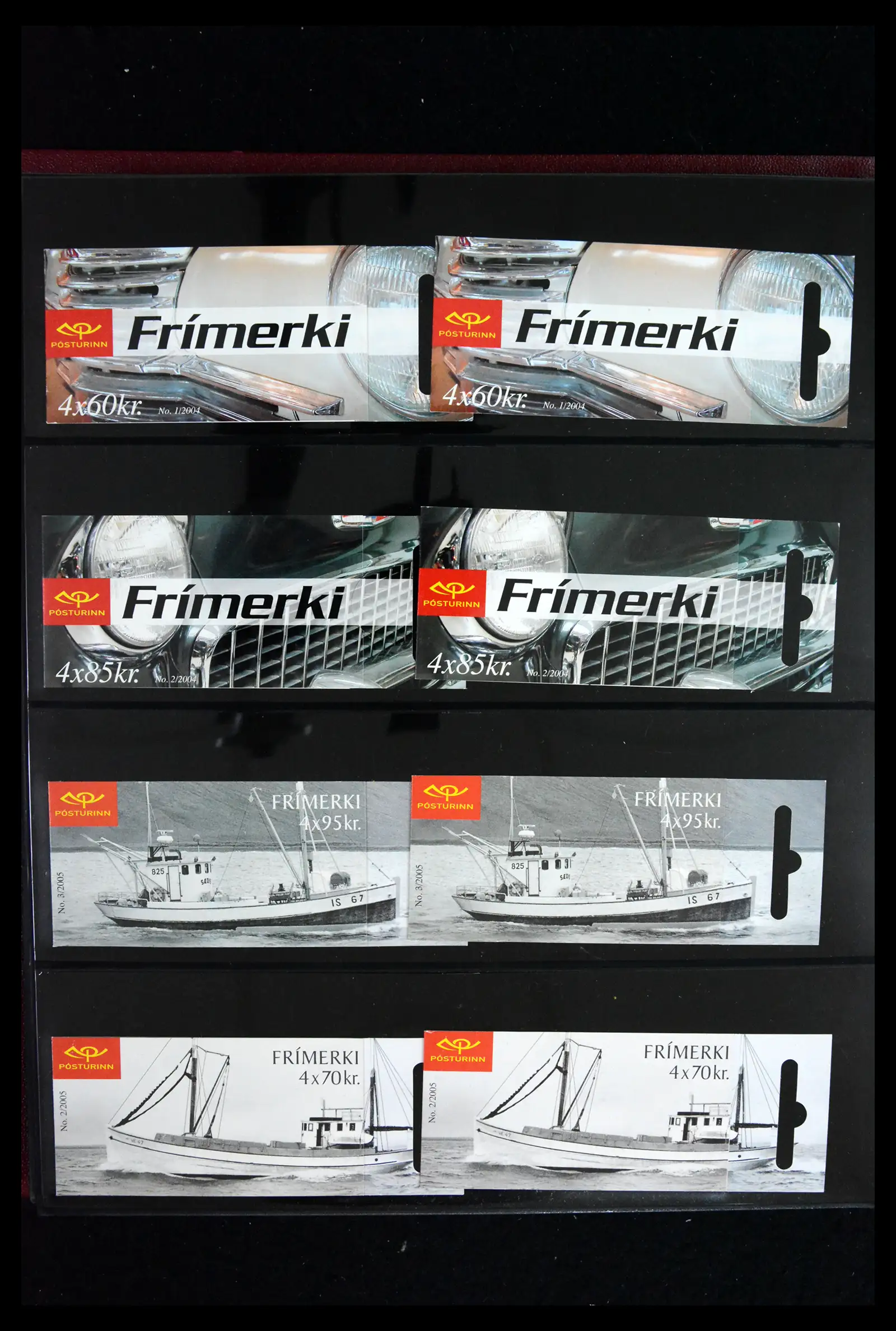 41919 0022 - Stamp collection 41919 Iceland stamp booklets 1987-2015.