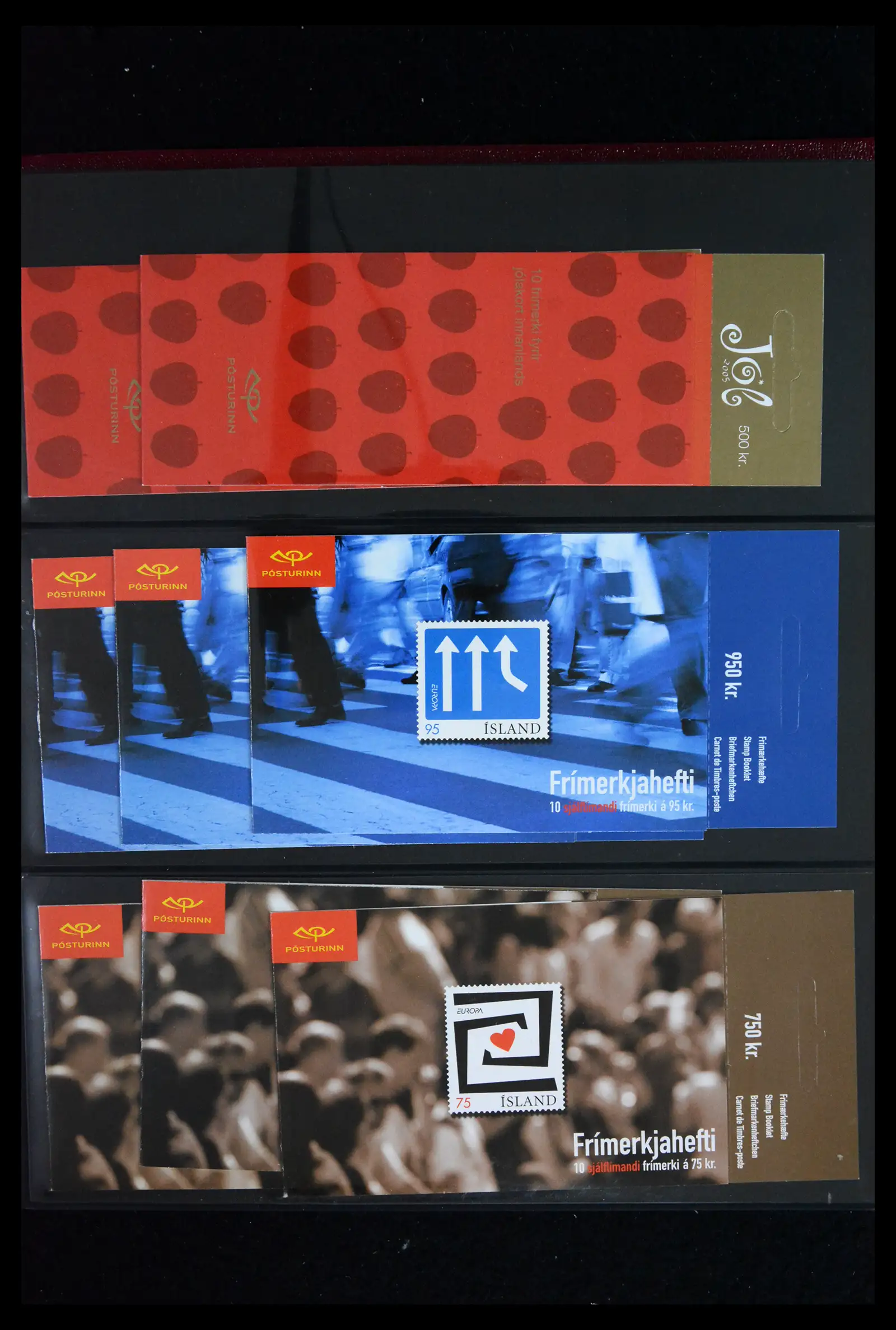 41919 0025 - Stamp collection 41919 Iceland stamp booklets 1987-2015.