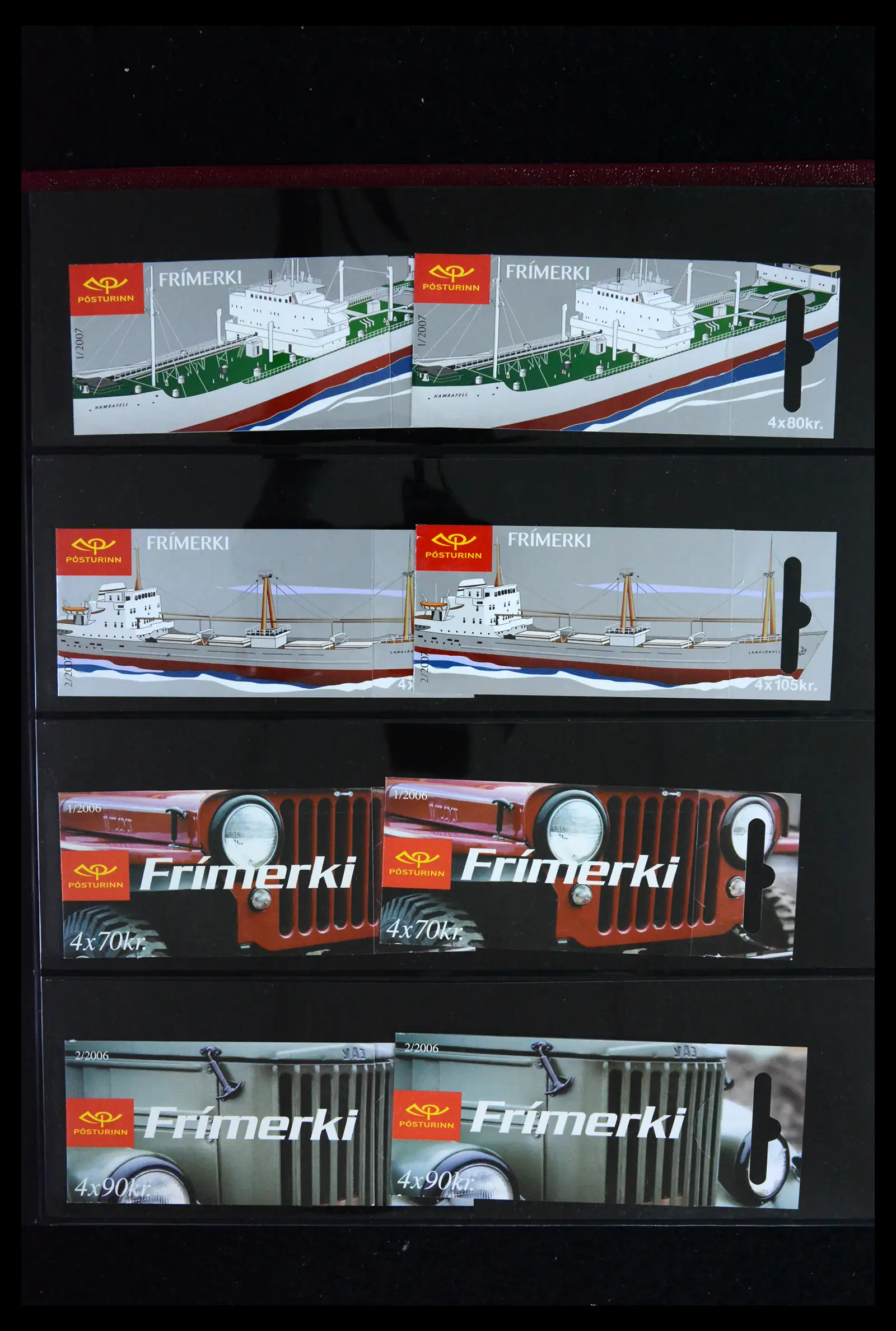41919 0027 - Stamp collection 41919 Iceland stamp booklets 1987-2015.